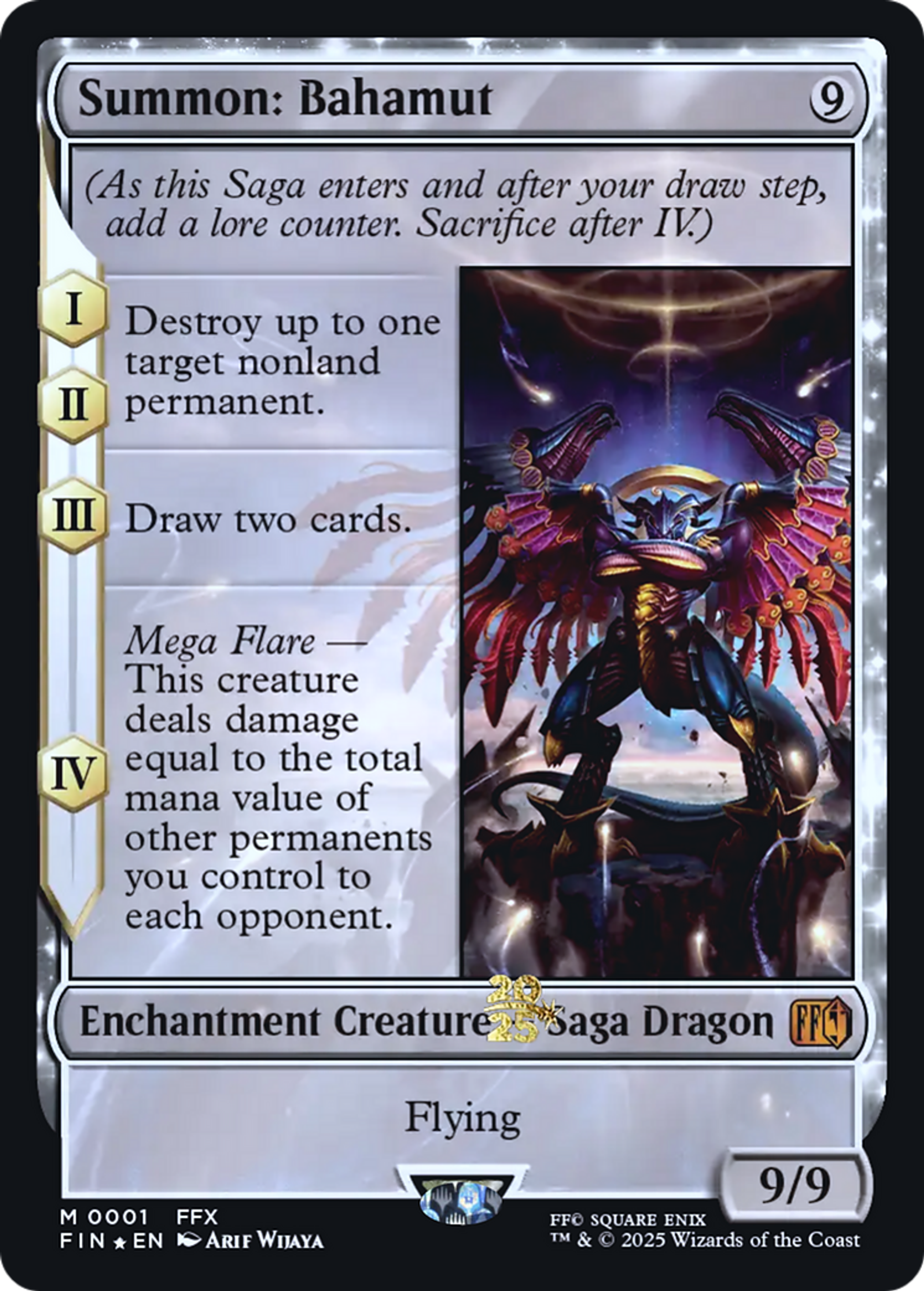 Invocation : Bahamut — Final Fantasy Promos — Magic: The Gathering