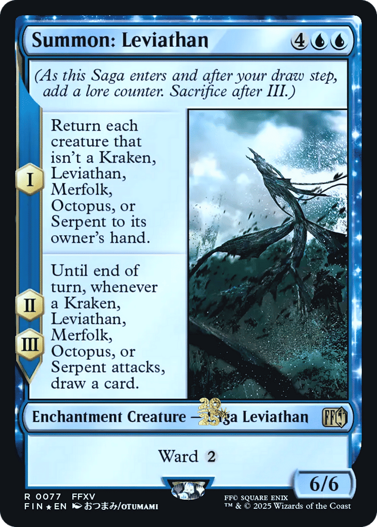 Summon: Leviathan — Final Fantasy Promos — Magic: The Gathering