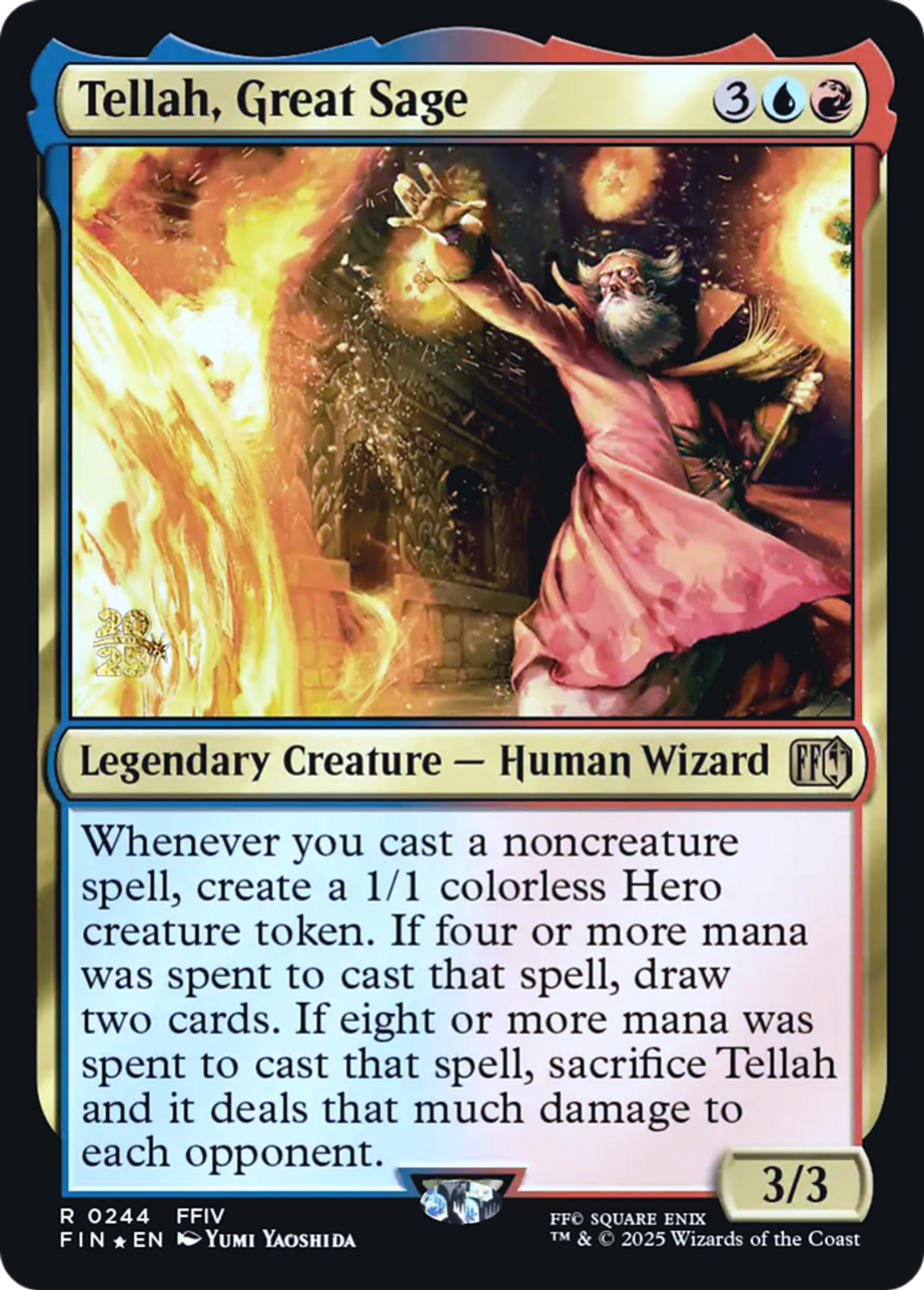 Tellah, grand sage — Final Fantasy Promos — Magic: The Gathering