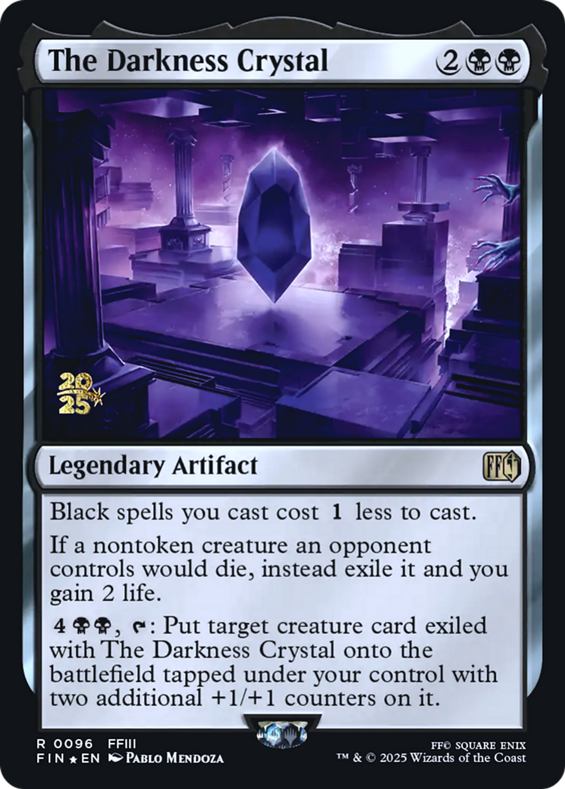 Le Cristal des ténèbres — Final Fantasy Promos — Magic: The Gathering