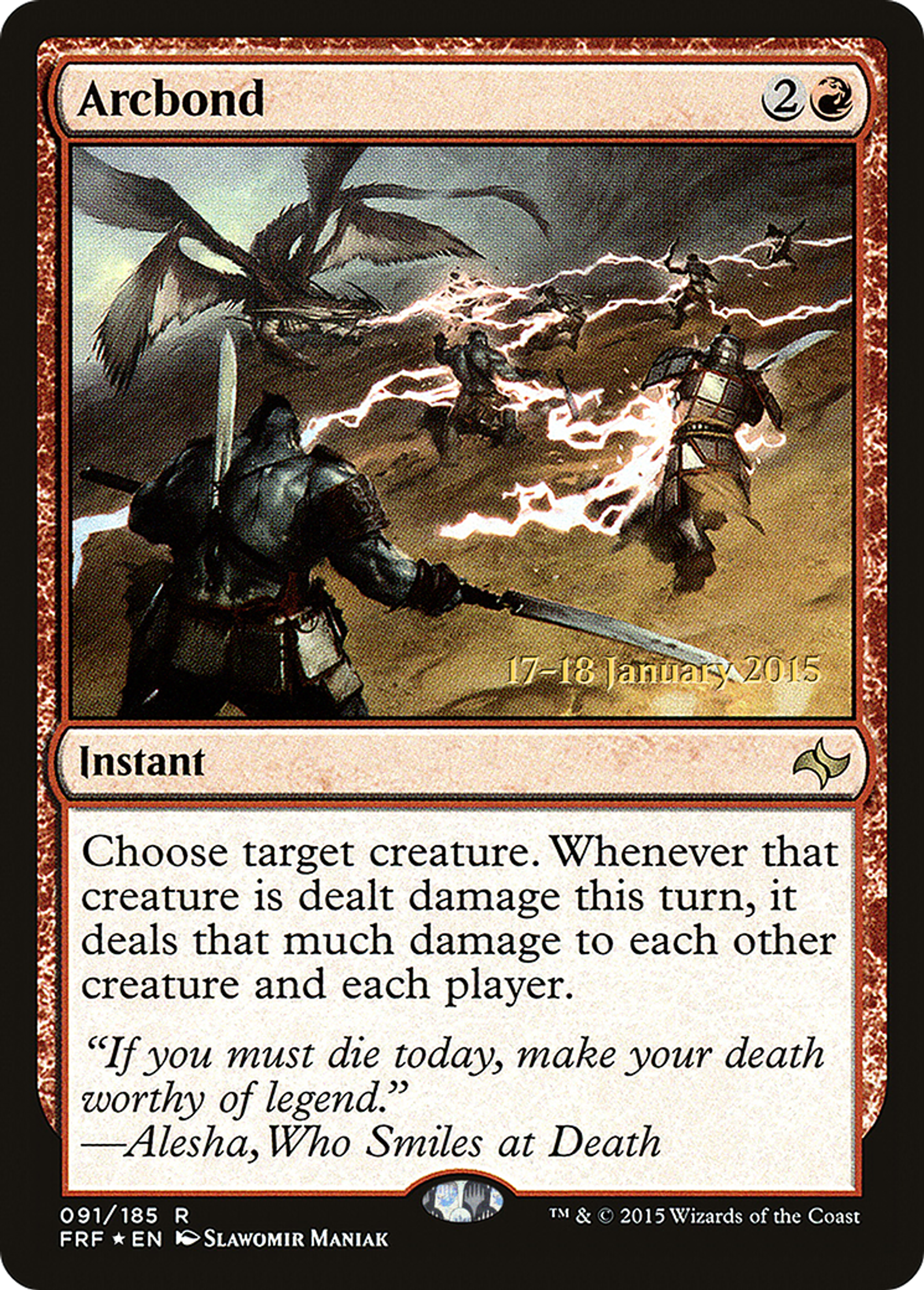Arcbond — Fate Reforged Promos — Magic: The Gathering