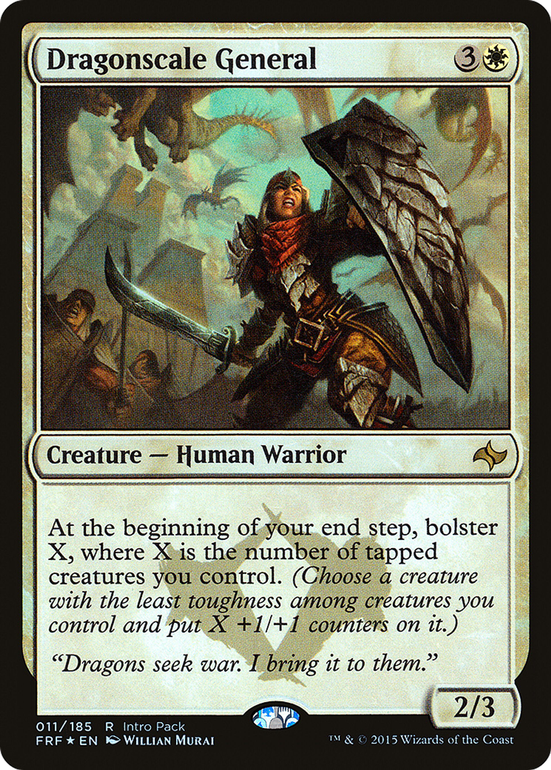 Dragonscale General — Fate Reforged Promos — Magic: The Gathering