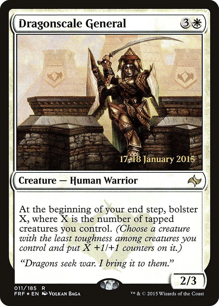 Dragonscale General — Fate Reforged Promos — Magic: The Gathering