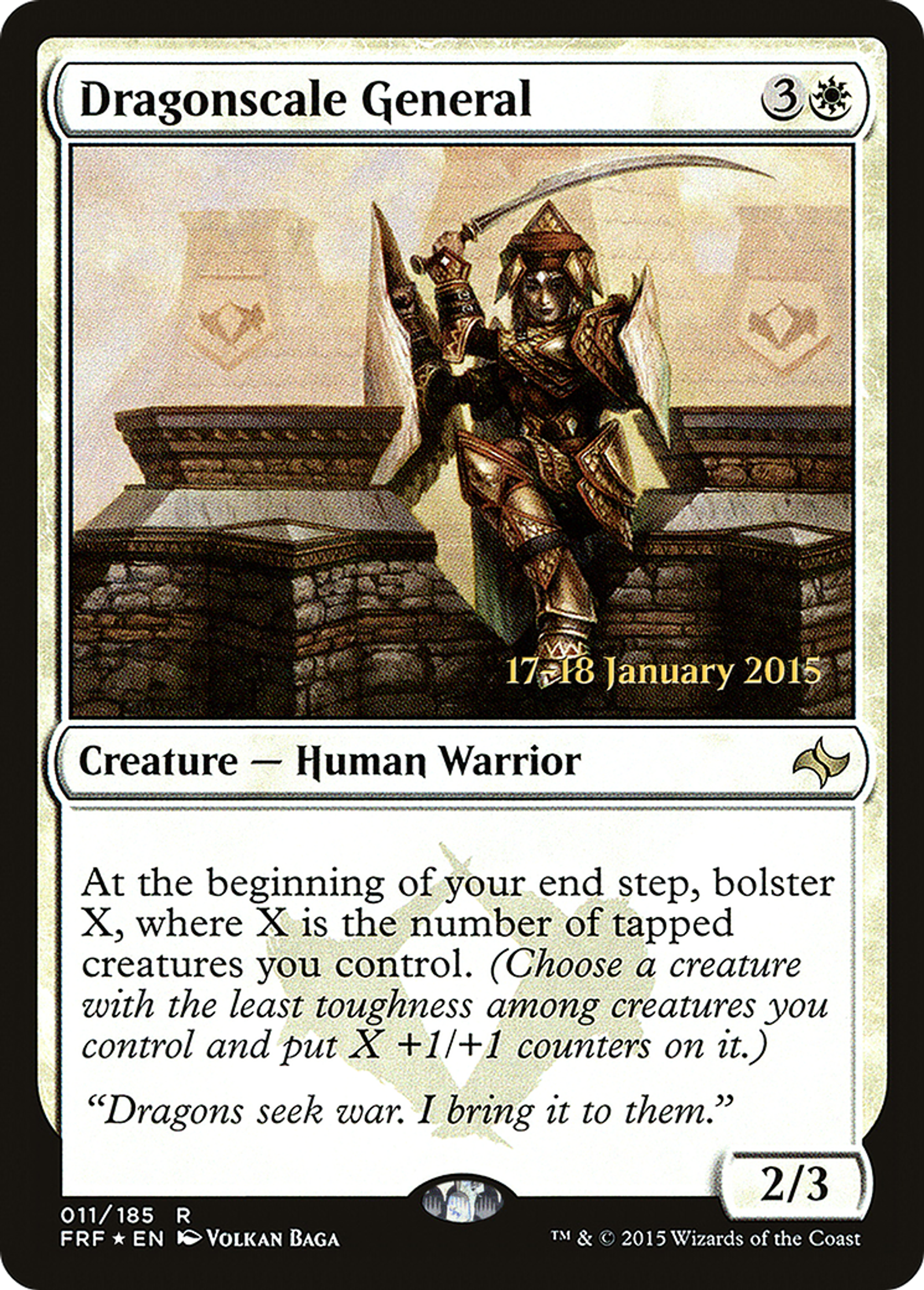 Dragonscale General — Fate Reforged Promos — Magic: The Gathering