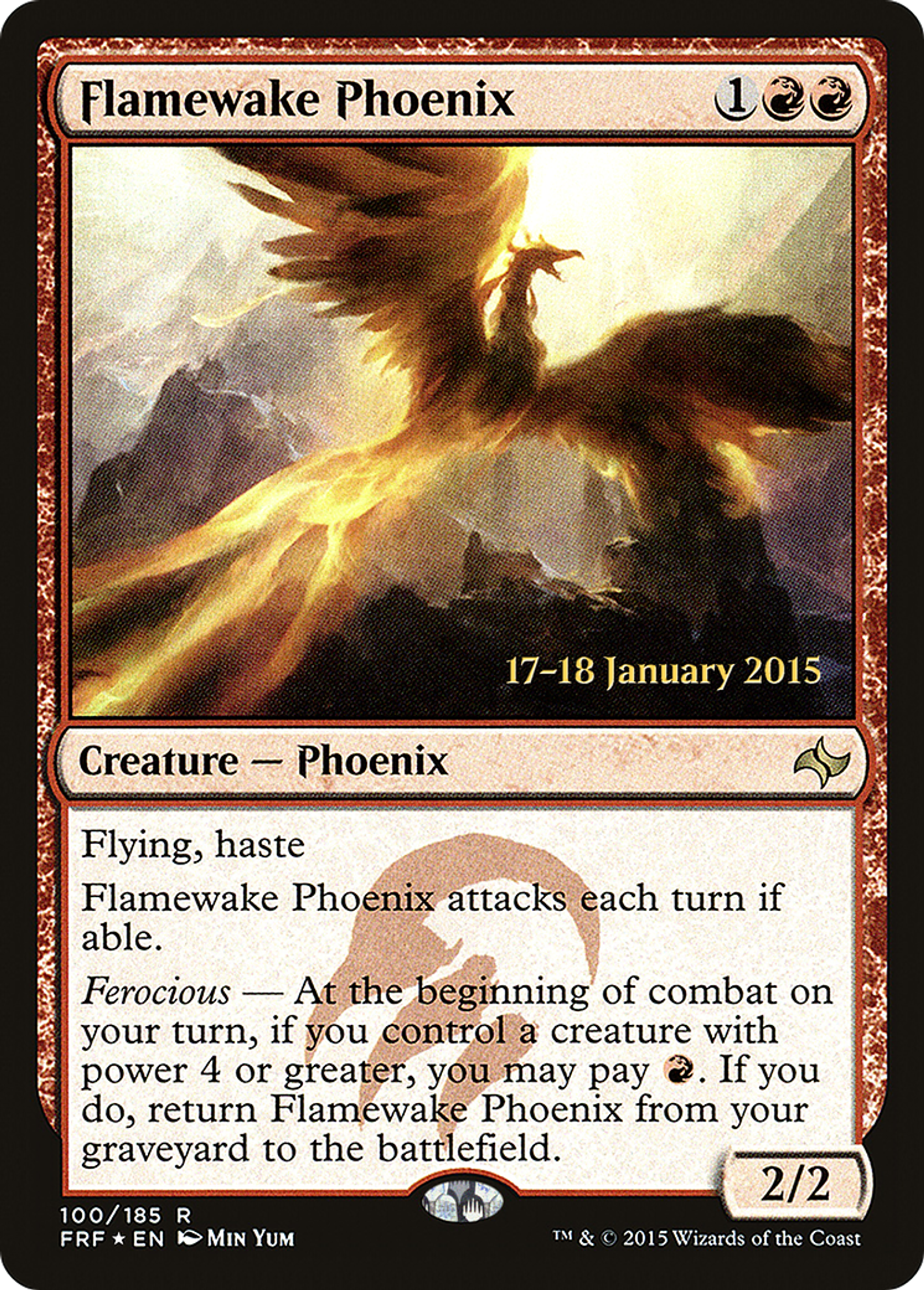 Flamewake Phoenix — Fate Reforged Promos — Magic: The Gathering