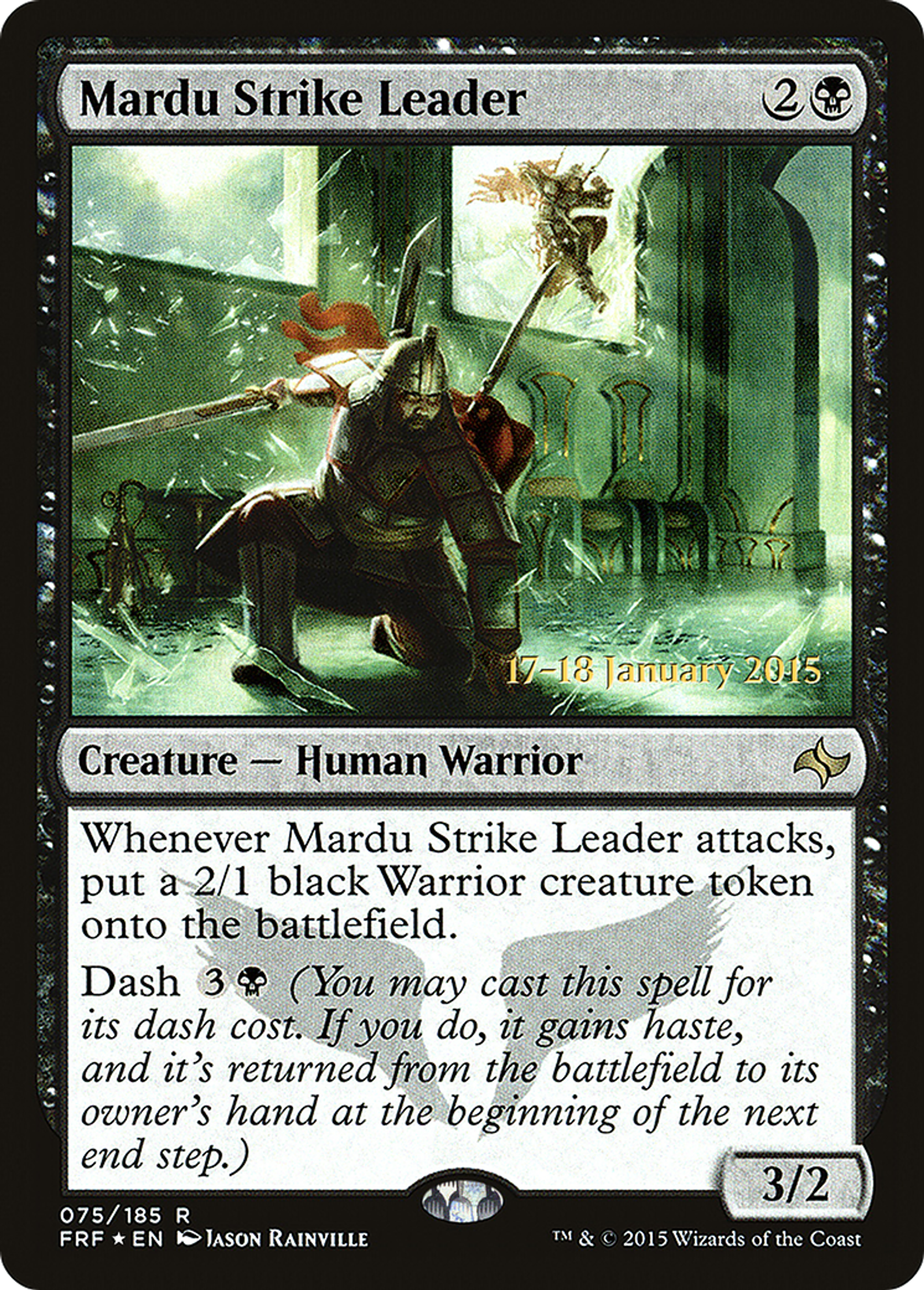 Mardu Strike Leader — Fate Reforged Promos — Magic: The Gathering