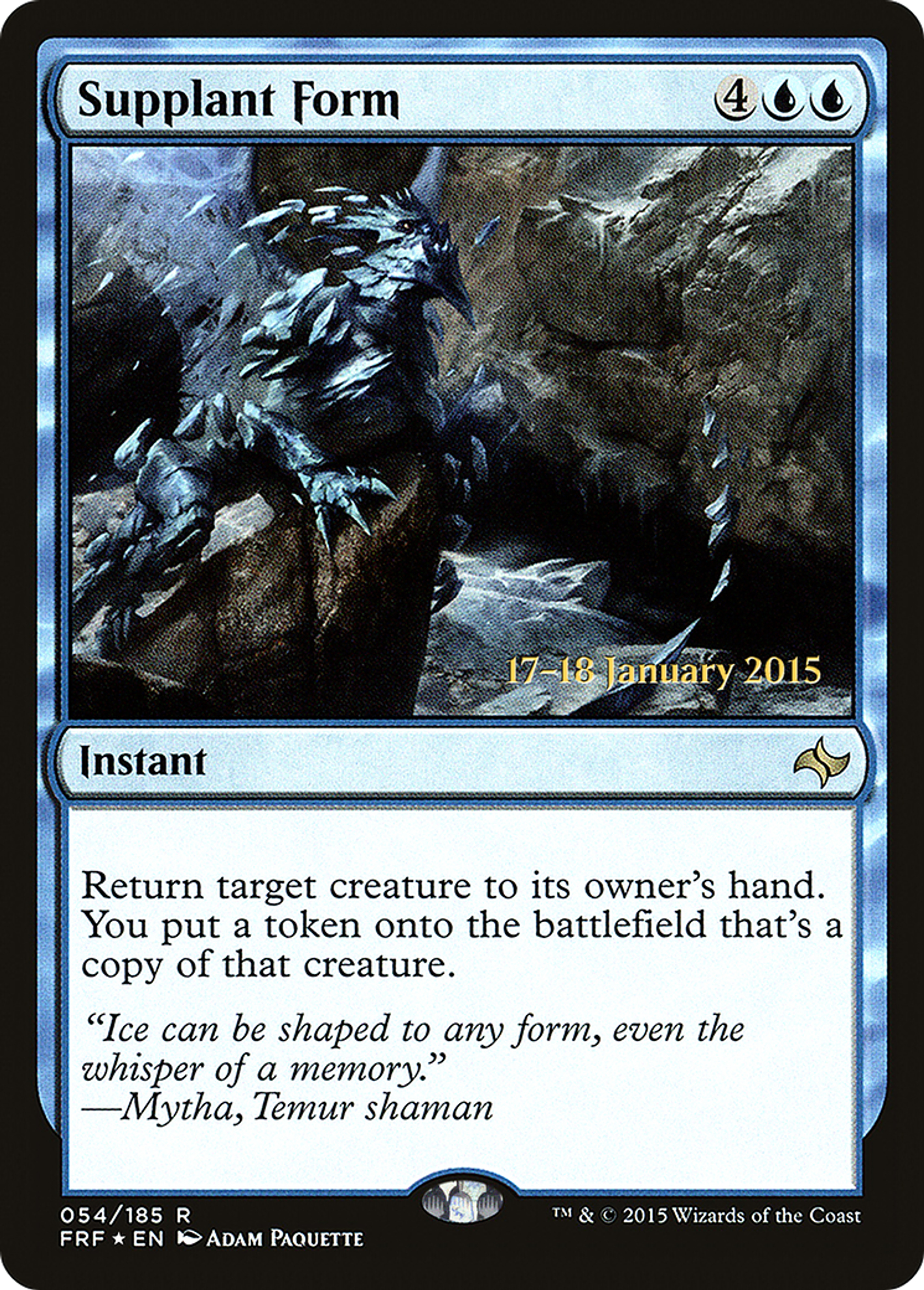 Supplant Form — Fate Reforged Promos — Magic: The Gathering