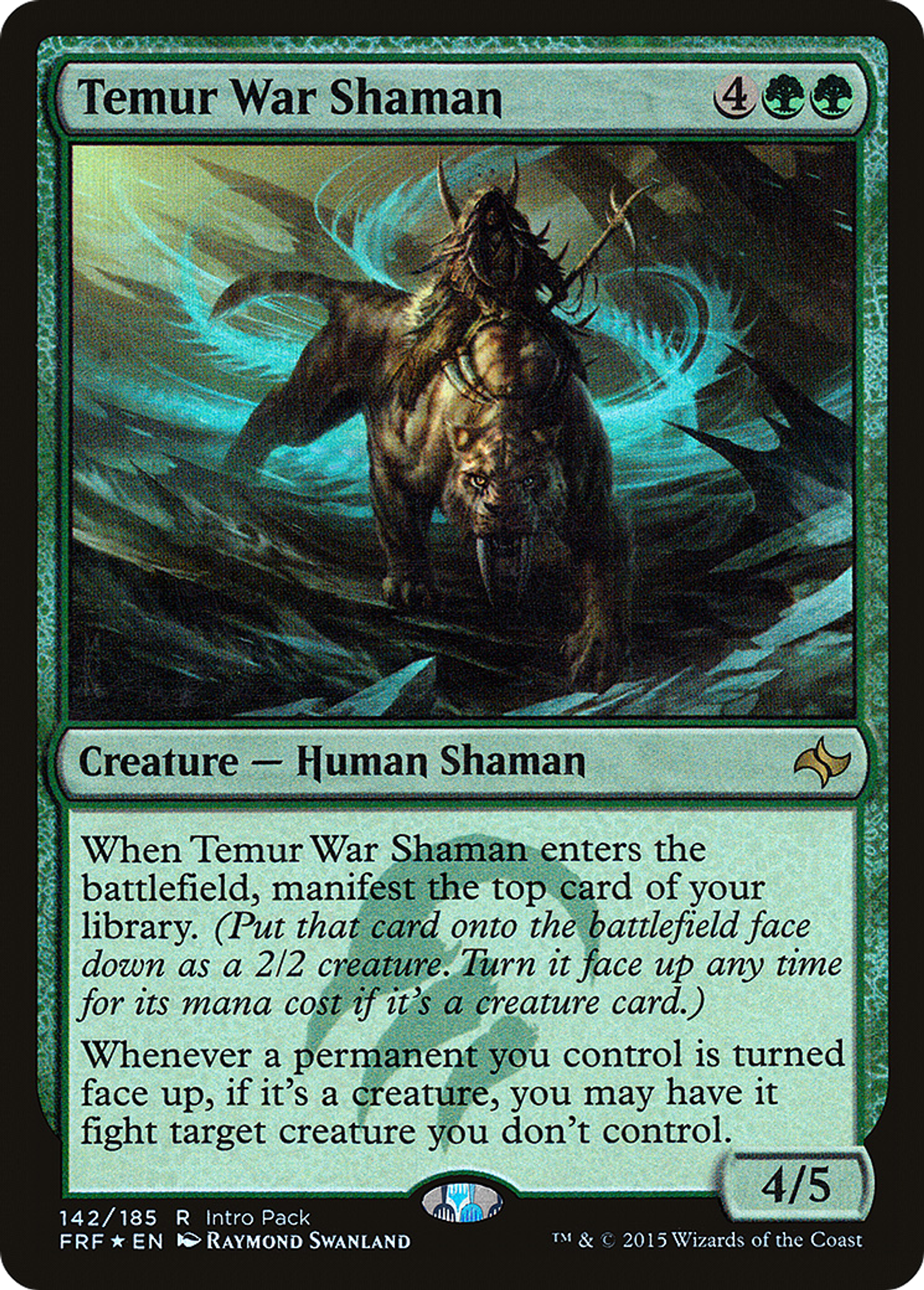 Temur War Shaman — Fate Reforged Promos — Magic: The Gathering