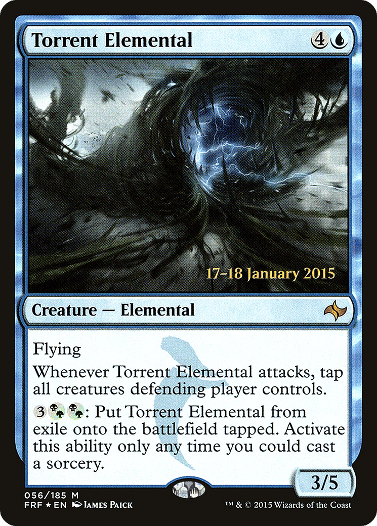 Torrent Elemental — Fate Reforged Promos — Magic: The Gathering