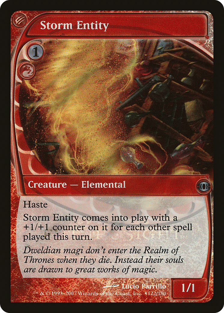Storm Entity — Future Sight Promos — Magic: The Gathering