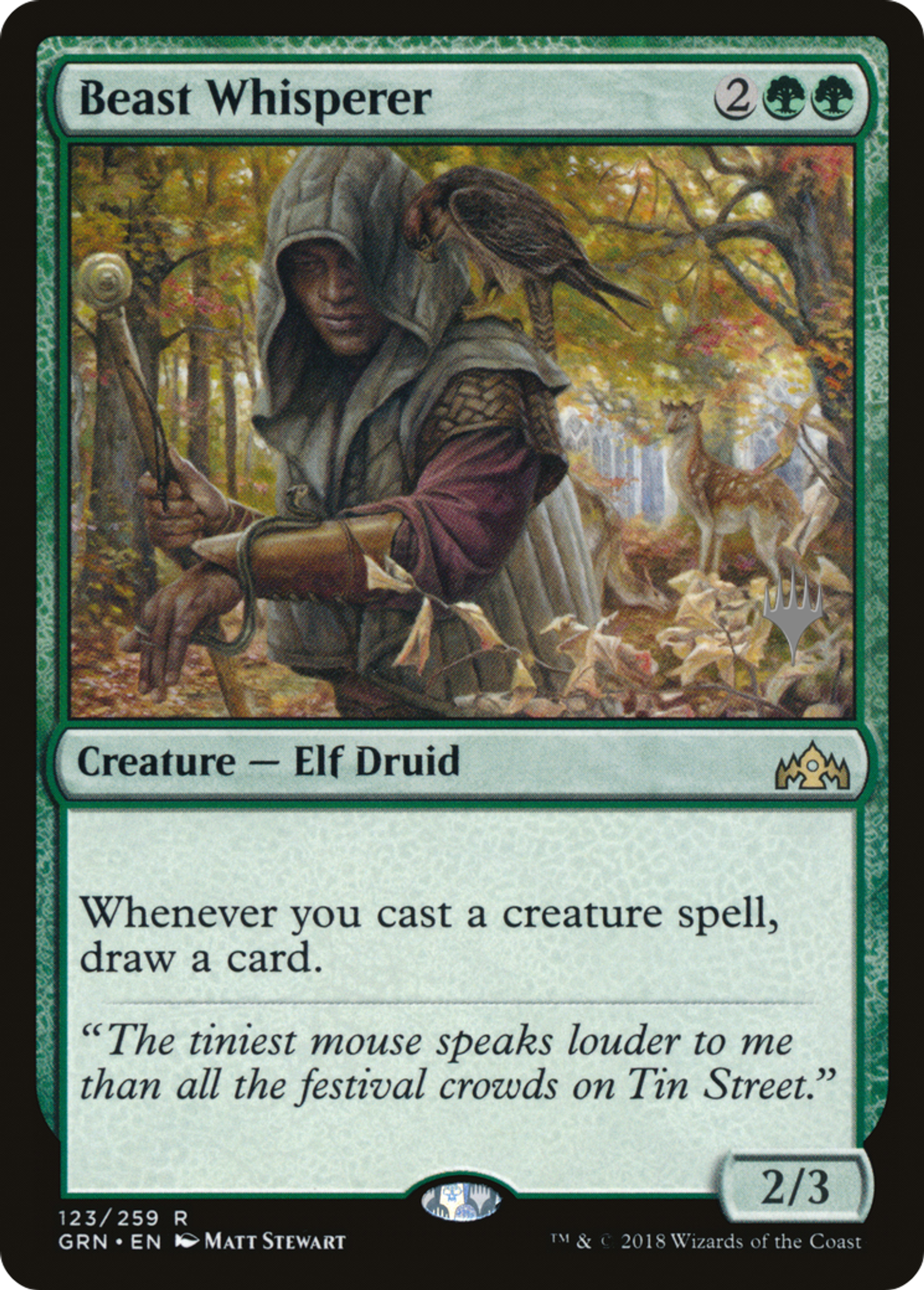 Beast Whisperer — Guilds of Ravnica Promos — Magic: The Gathering