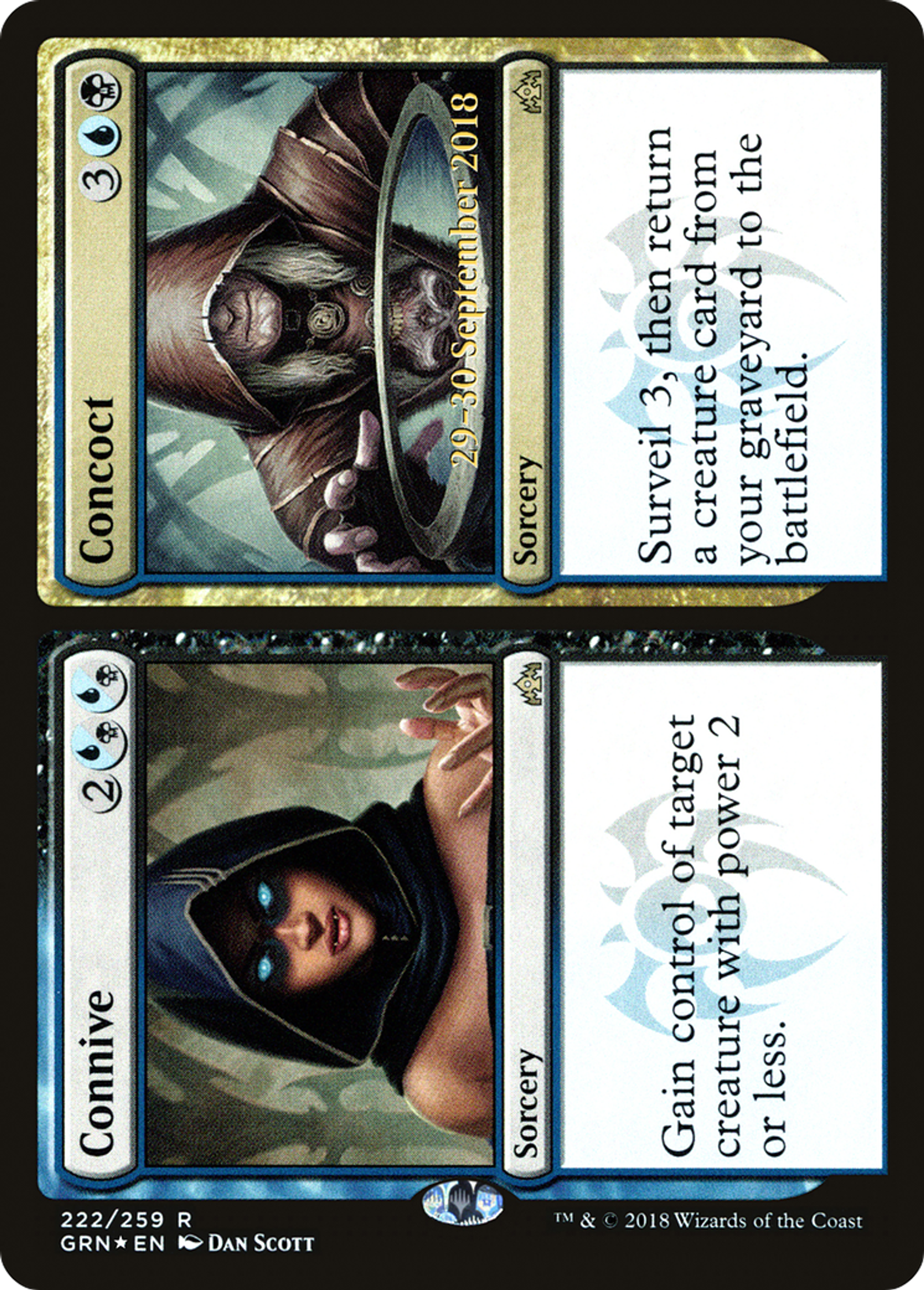 Connive // Concoct — Guilds of Ravnica Promos — Magic: The Gathering