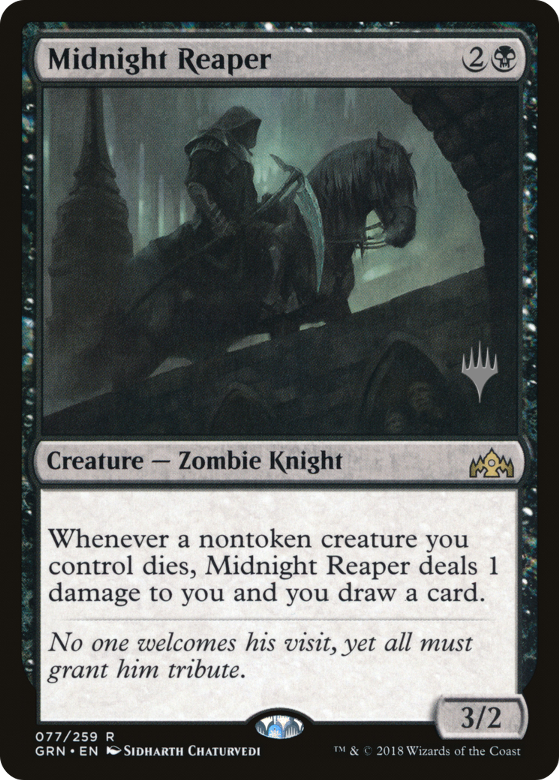 Midnight Reaper — Guilds of Ravnica Promos — Magic: The Gathering