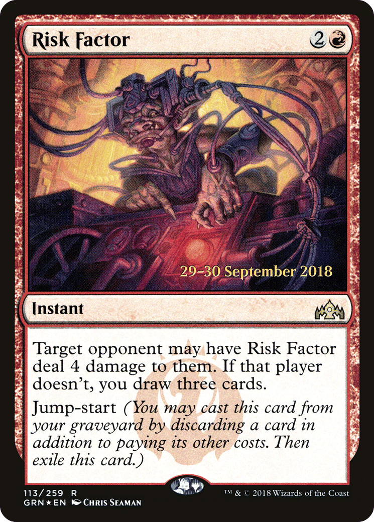 Risk Factor — Guilds of Ravnica Promos — Magic: The Gathering