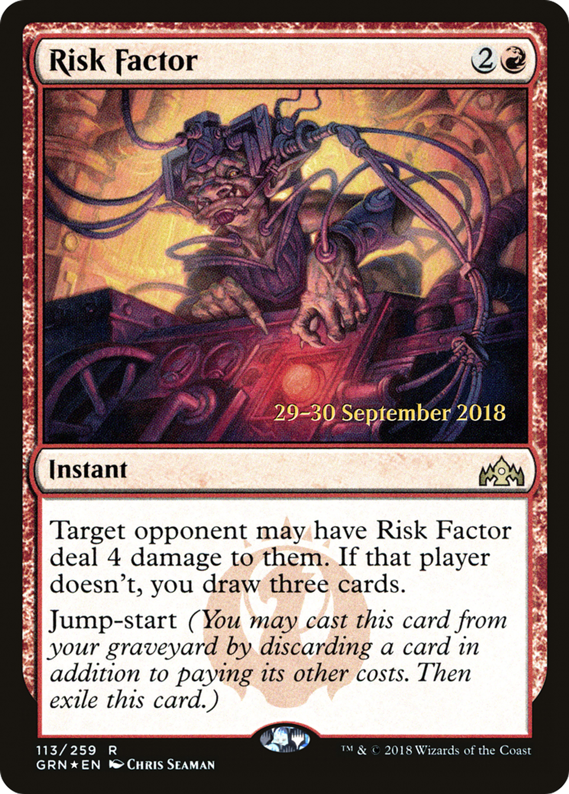 Risk Factor — Guilds of Ravnica Promos — Magic: The Gathering