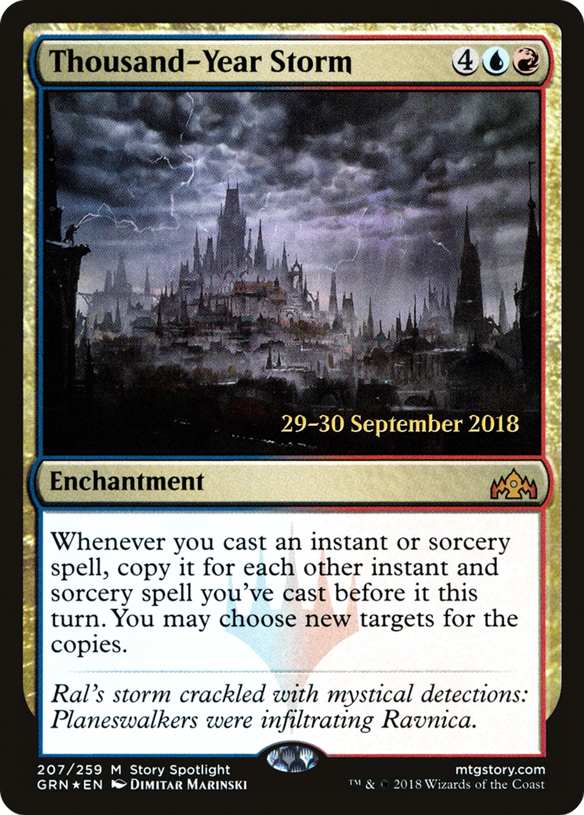 Thousand-Year Storm — Guilds of Ravnica Promos — Magic: The Gathering