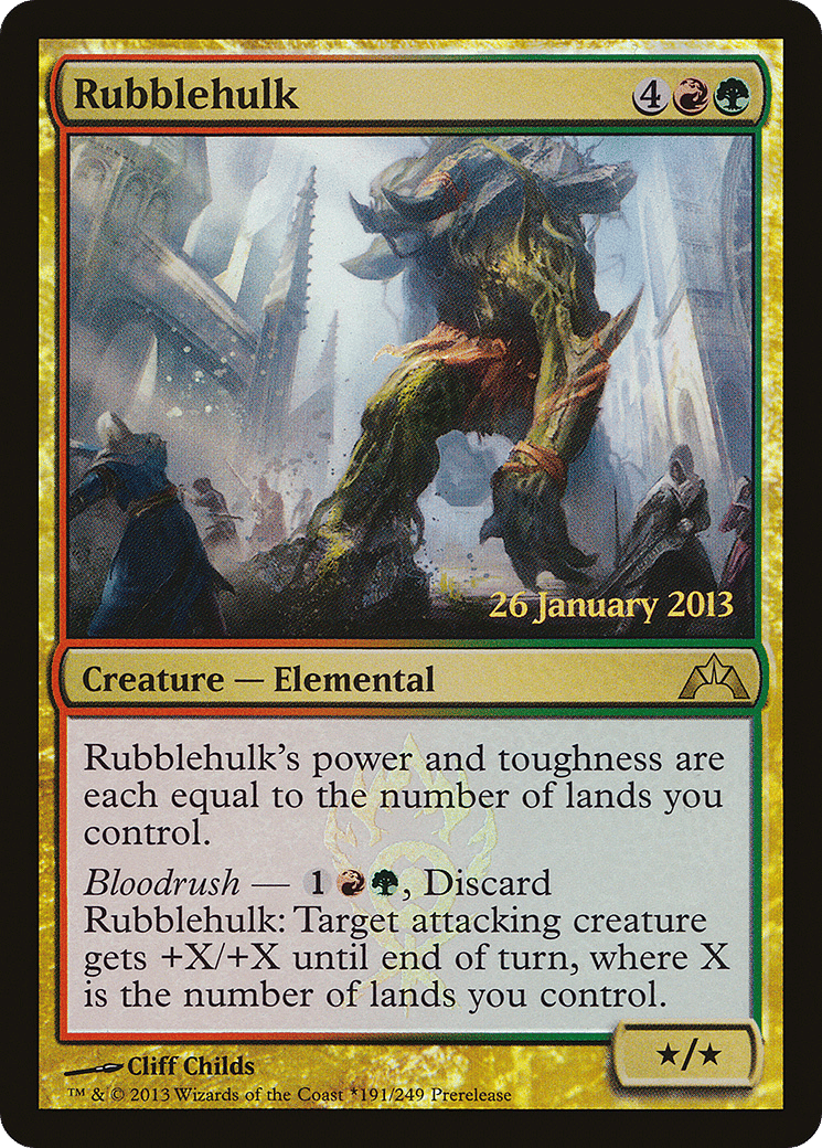 Rubblehulk — Gatecrash Promos — Magic: The Gathering