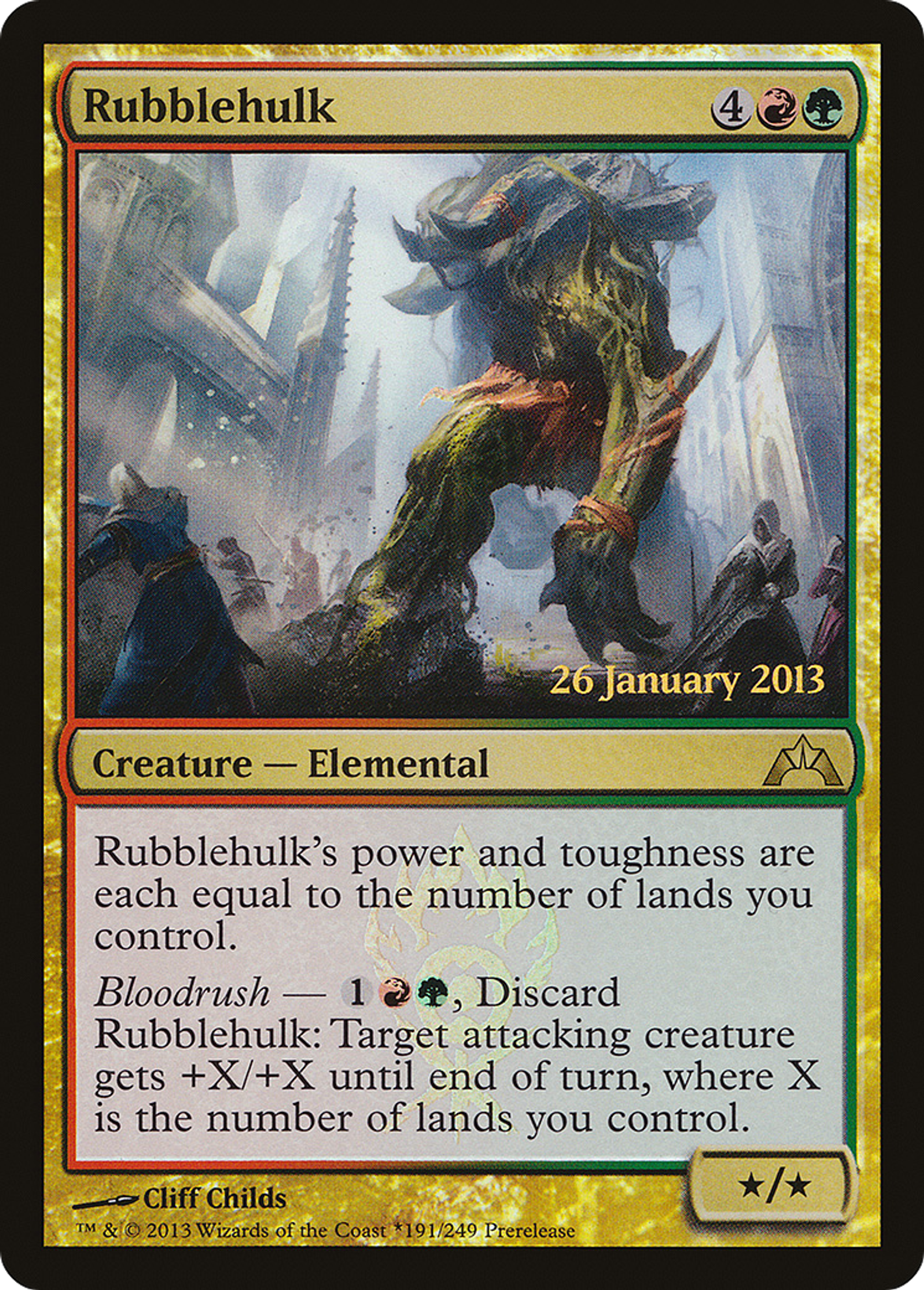 Carcasse de gravois — Gatecrash Promos — Magic: The Gathering