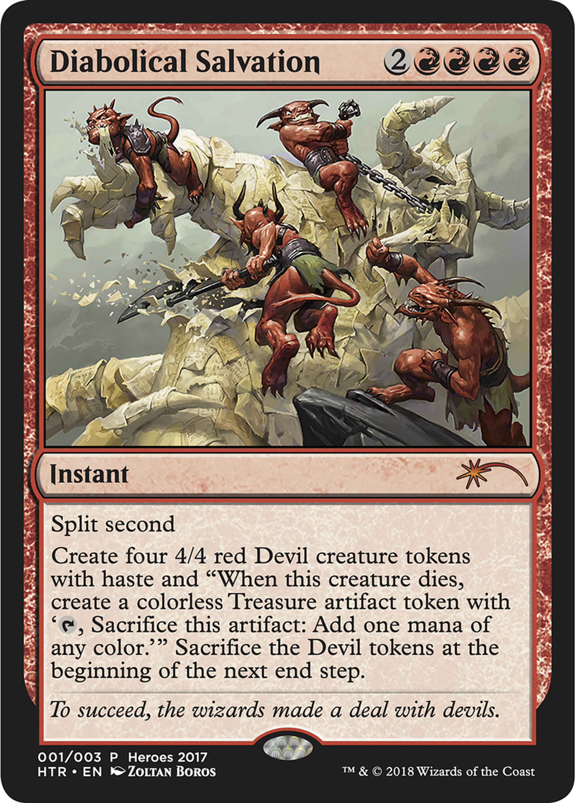 Diabolical Salvation — 2017 Heroes of the Realm — Magic: The Gathering