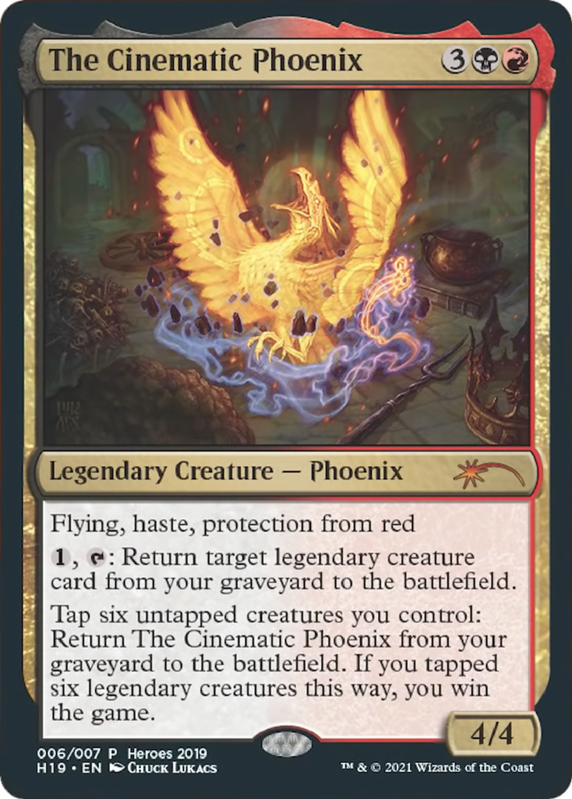 The Cinematic Phoenix — 2019 Heroes of the Realm — Magic: The Gathering