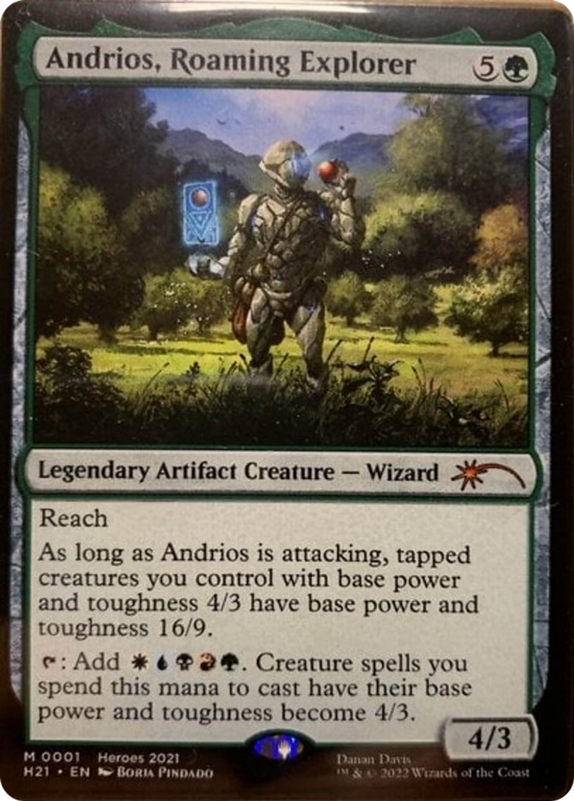 Andrios, Roaming Explorer — 2021 Heroes of the Realm — Magic: The Gathering