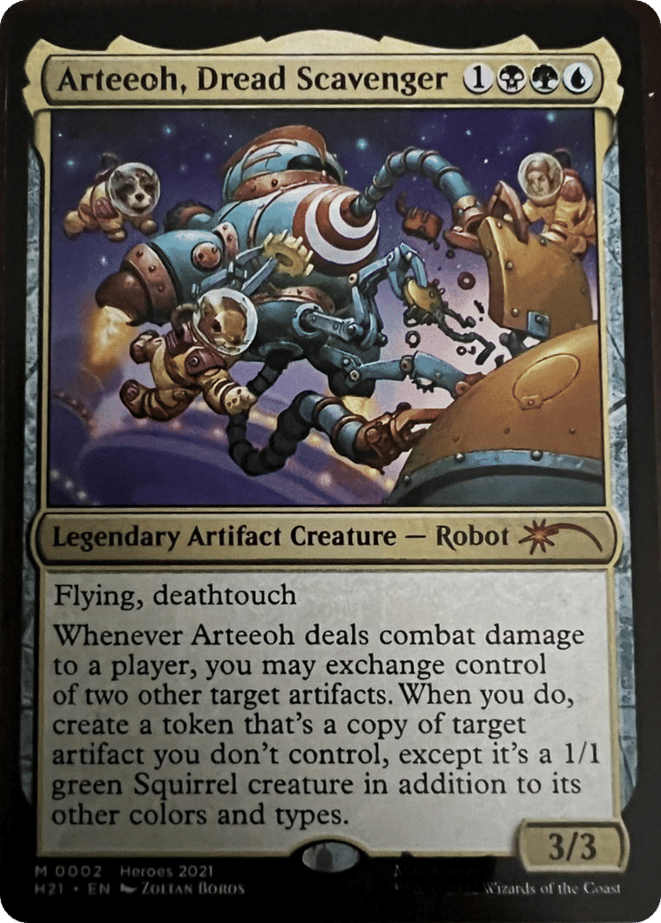 Arteeoh, Dread Scavenger — 2021 Heroes of the Realm — Magic: The Gathering