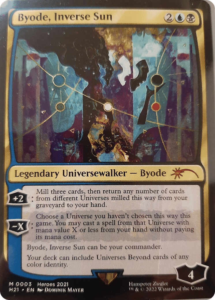 Byode, Inverse Sun — 2021 Heroes of the Realm — Magic: The Gathering