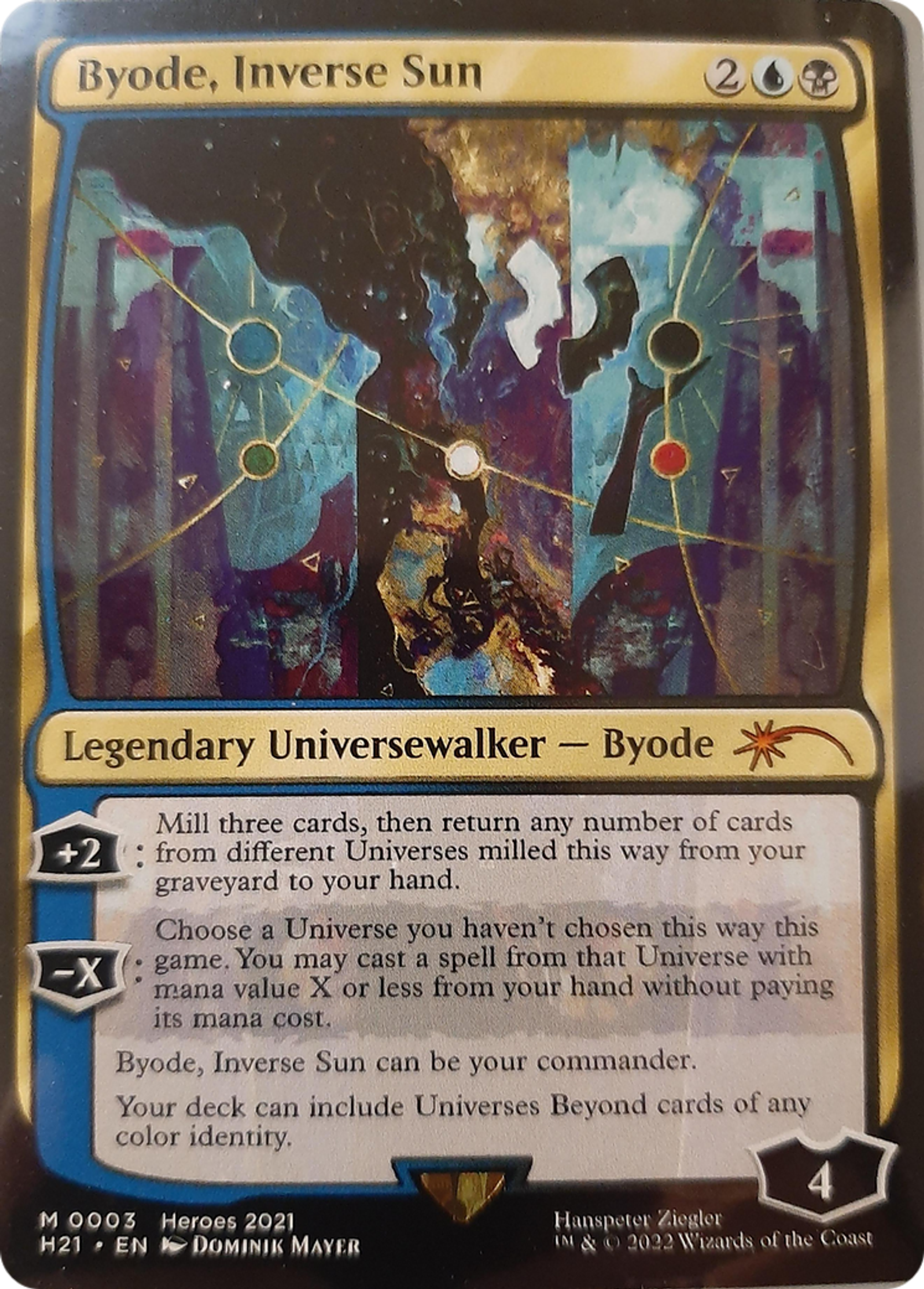 Byode, Inverse Sun — 2021 Heroes of the Realm — Magic: The Gathering