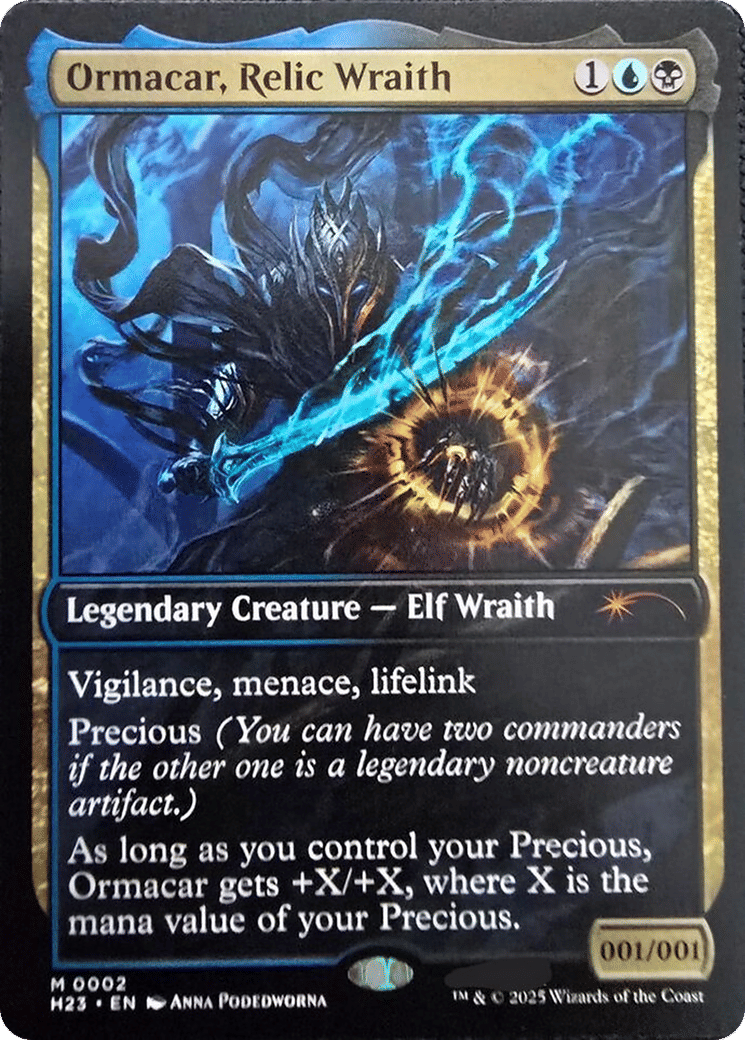 Ormacar, Relic Wraith — 2023 Heroes of the Realm — Magic: The Gathering