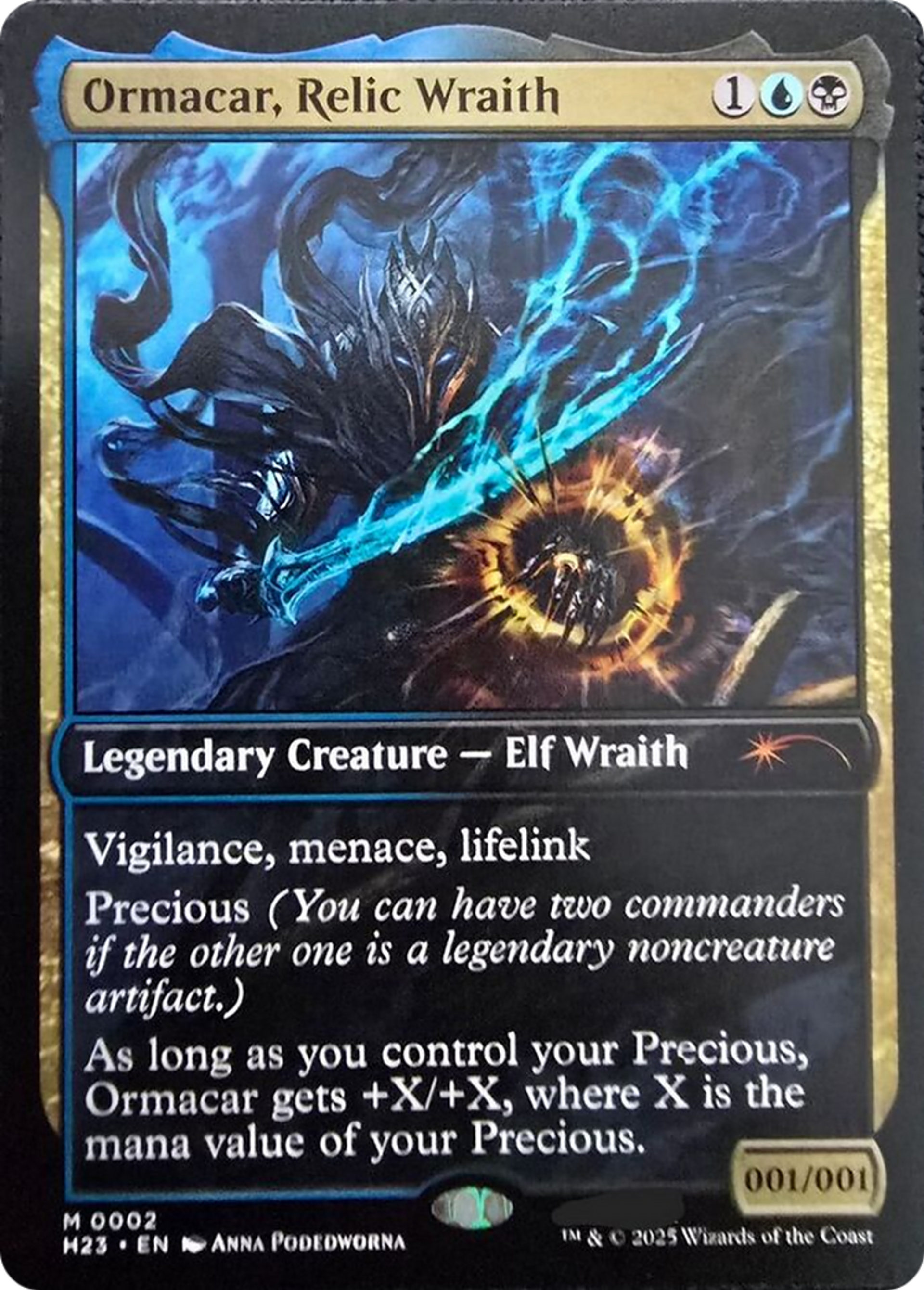 Ormacar, Relic Wraith — 2023 Heroes of the Realm — Magic: The Gathering