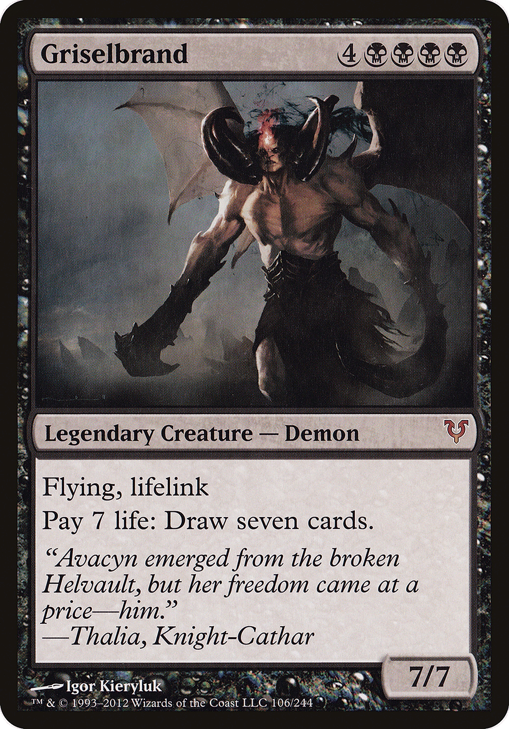 Griselbrand — Open the Helvault — Magic: The Gathering