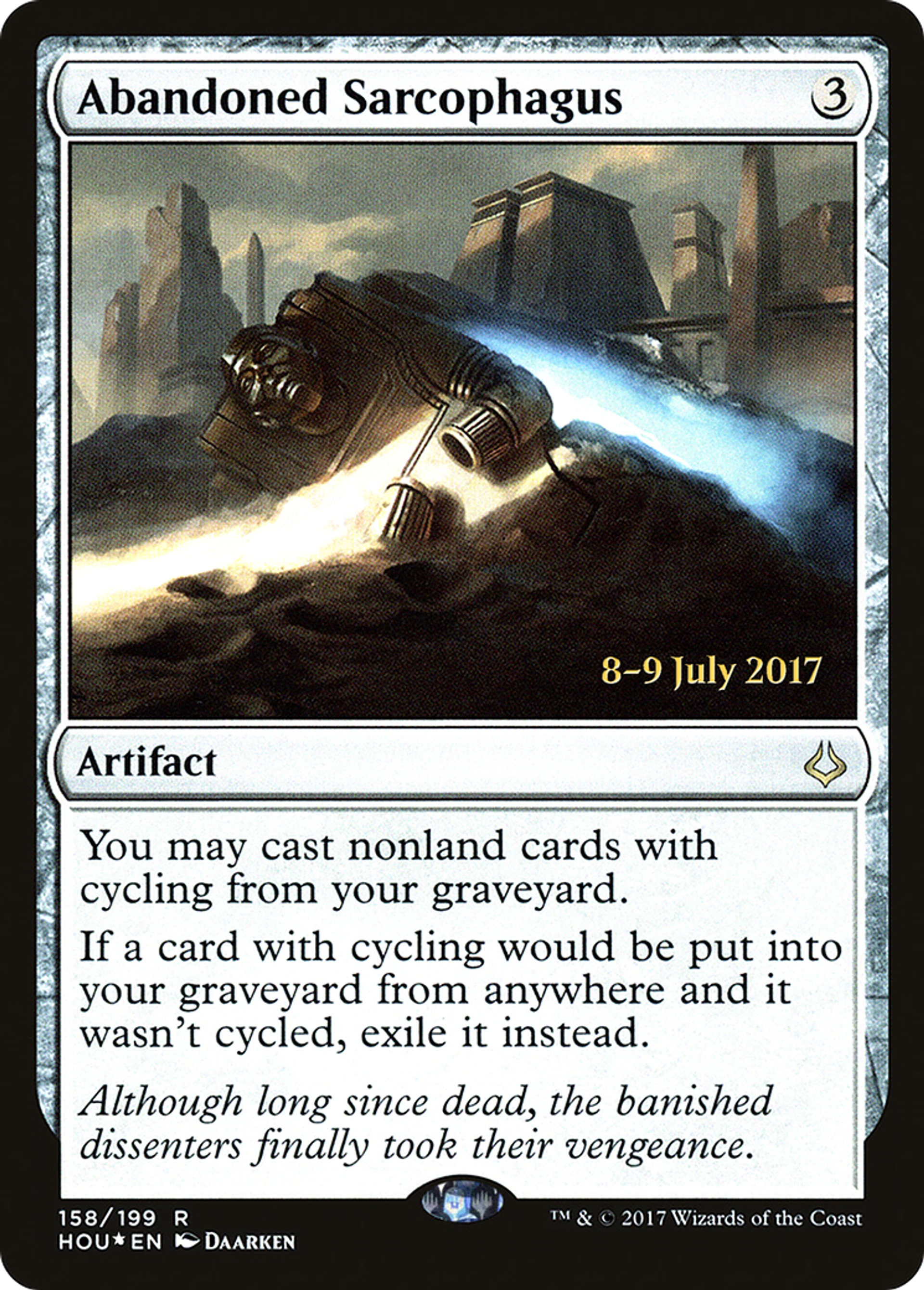 Abandoned Sarcophagus — Hour of Devastation Promos — Magic: The Gathering