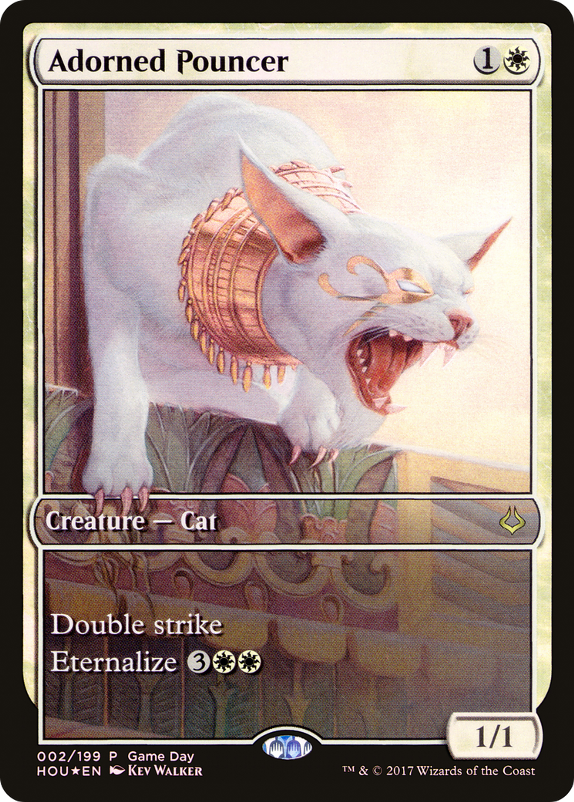 Adorned Pouncer — Hour of Devastation Promos — Magic: The Gathering