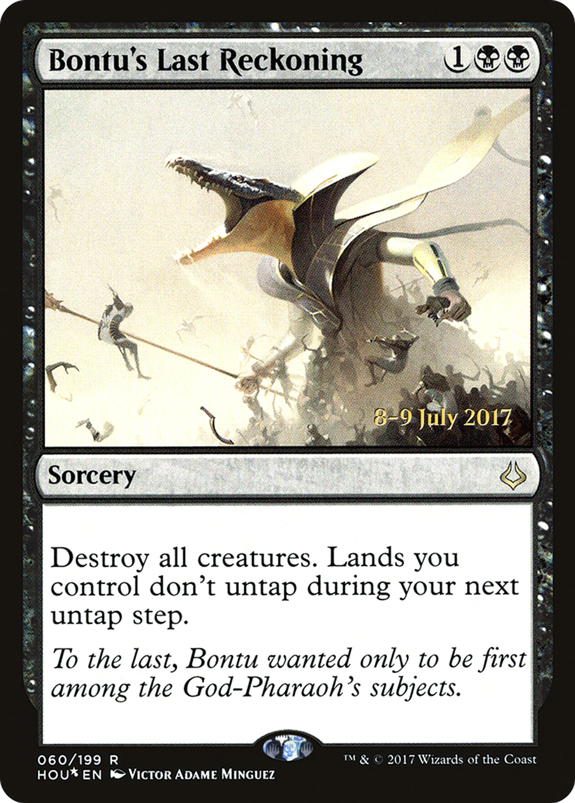 Bontu's Last Reckoning — Hour of Devastation Promos — Magic: The Gathering