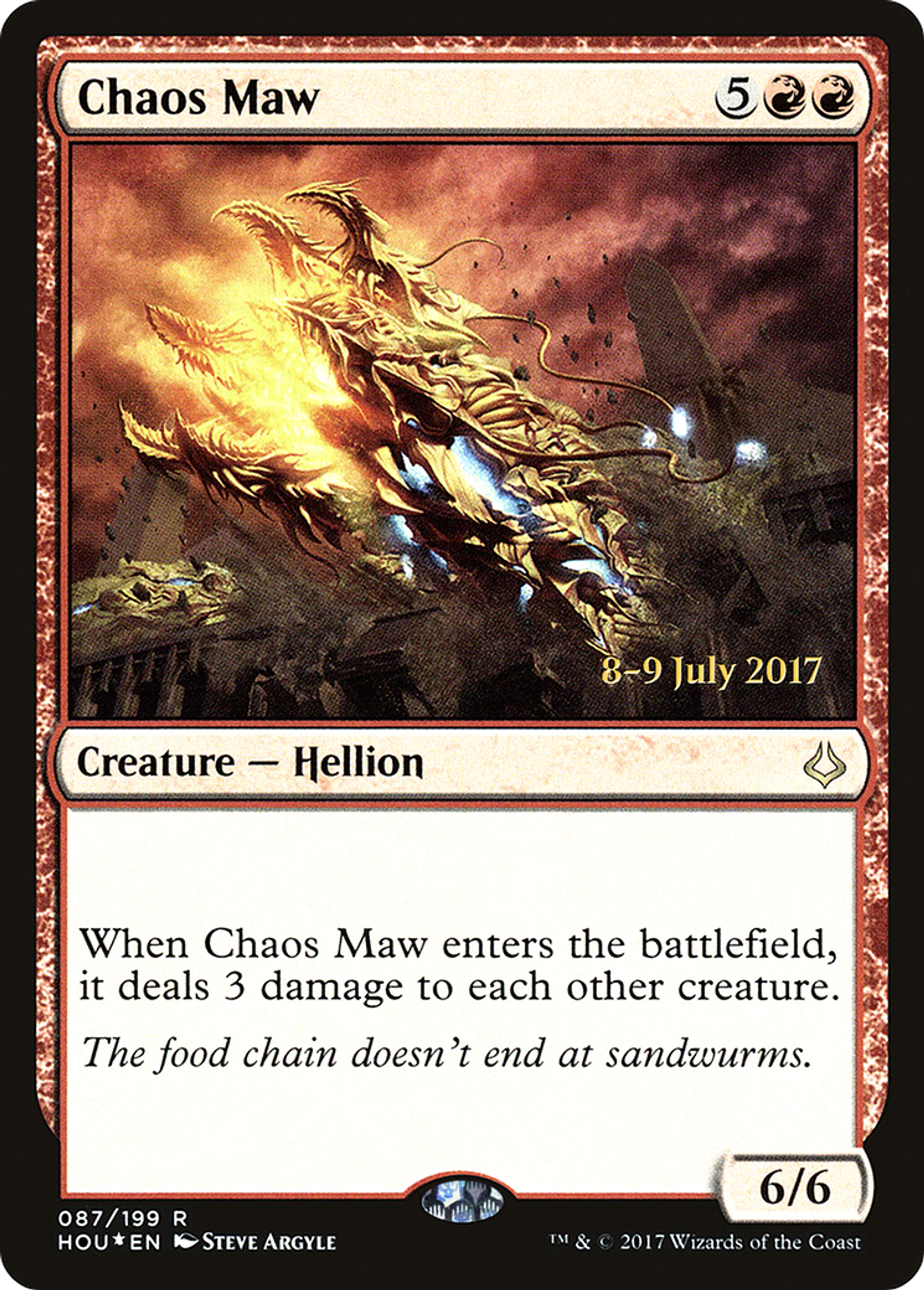 Chaos Maw — Hour of Devastation Promos — Magic: The Gathering