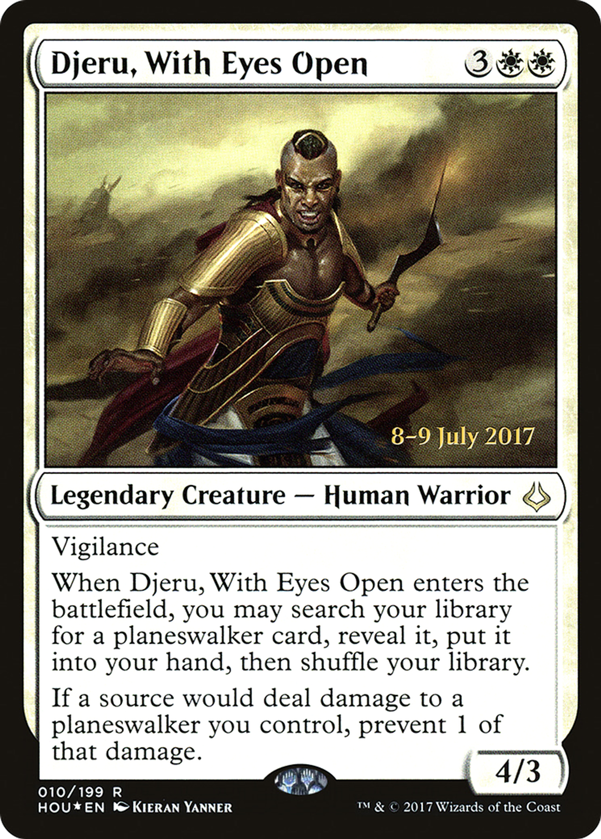Djeru, With Eyes Open — Hour of Devastation Promos — Magic: The Gathering