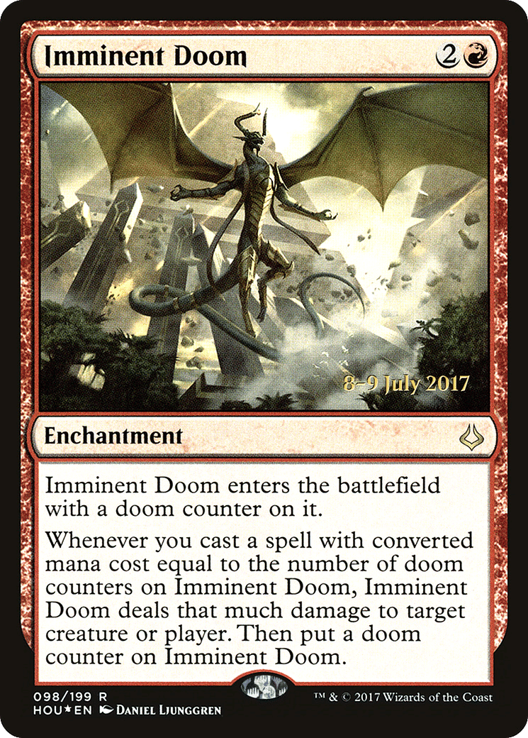 Mort imminente — Hour of Devastation Promos — Magic: The Gathering