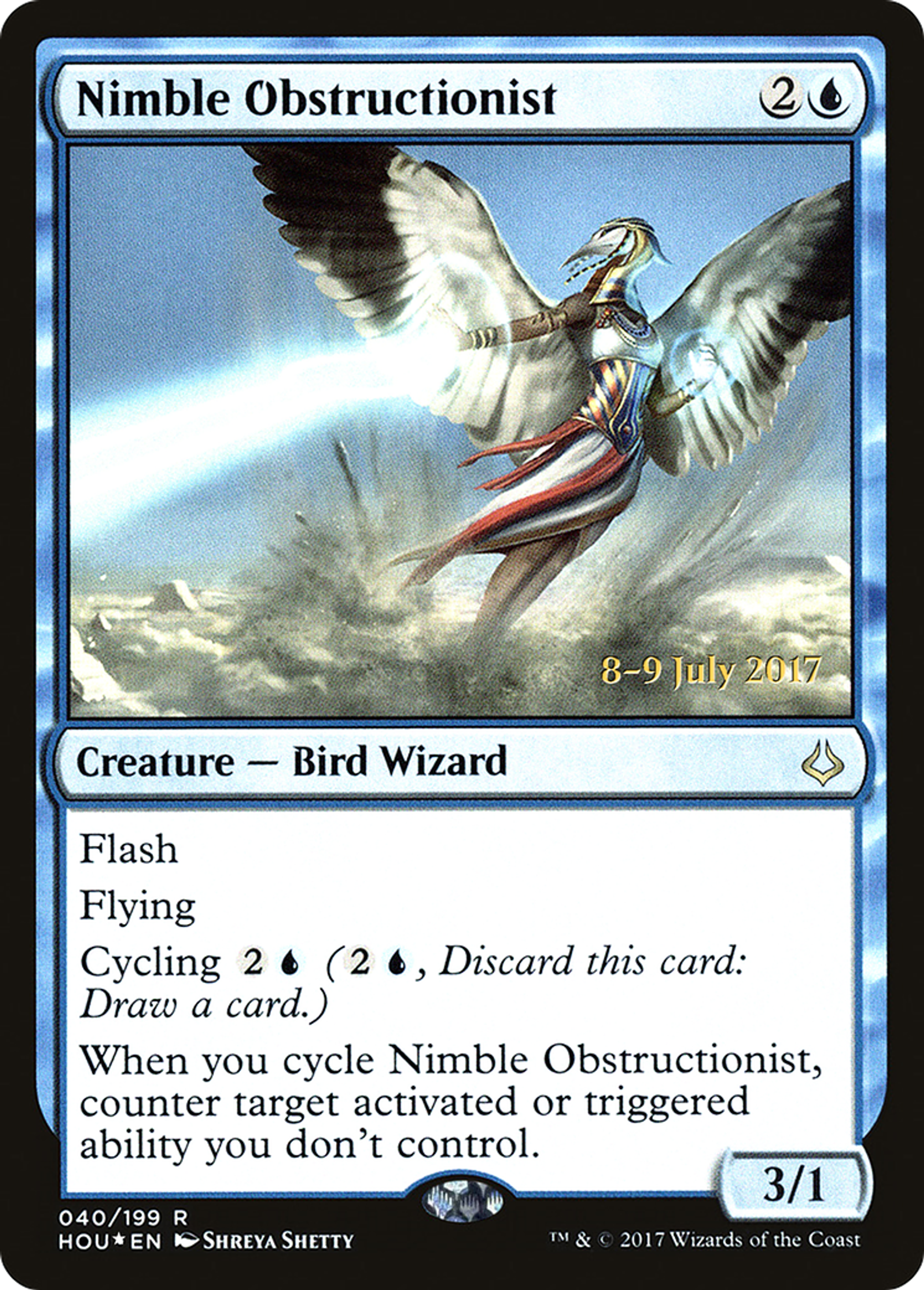 Nimble Obstructionist — Hour of Devastation Promos — Magic: The Gathering