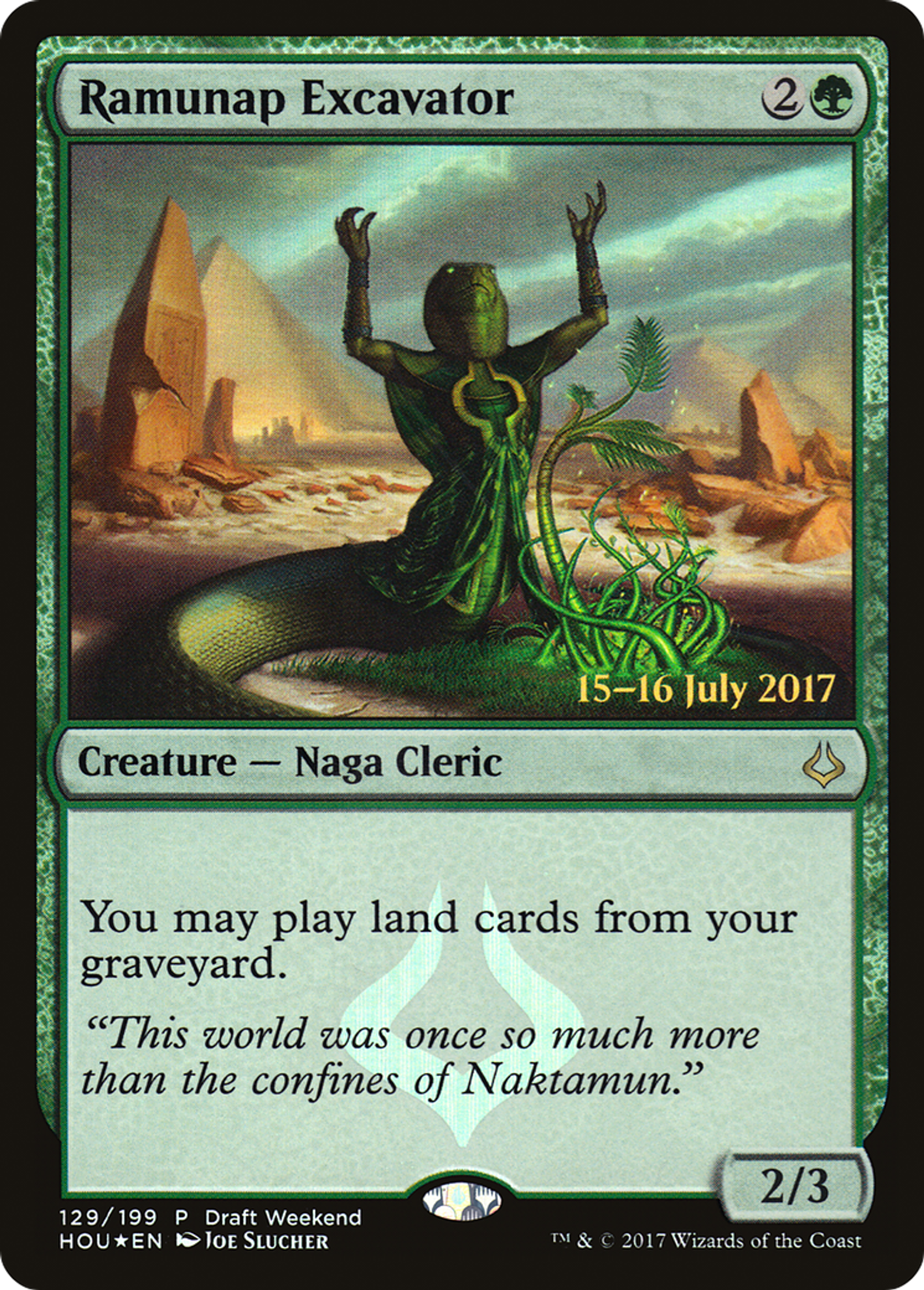 Ramunap Excavator — Hour of Devastation Promos — Magic: The Gathering