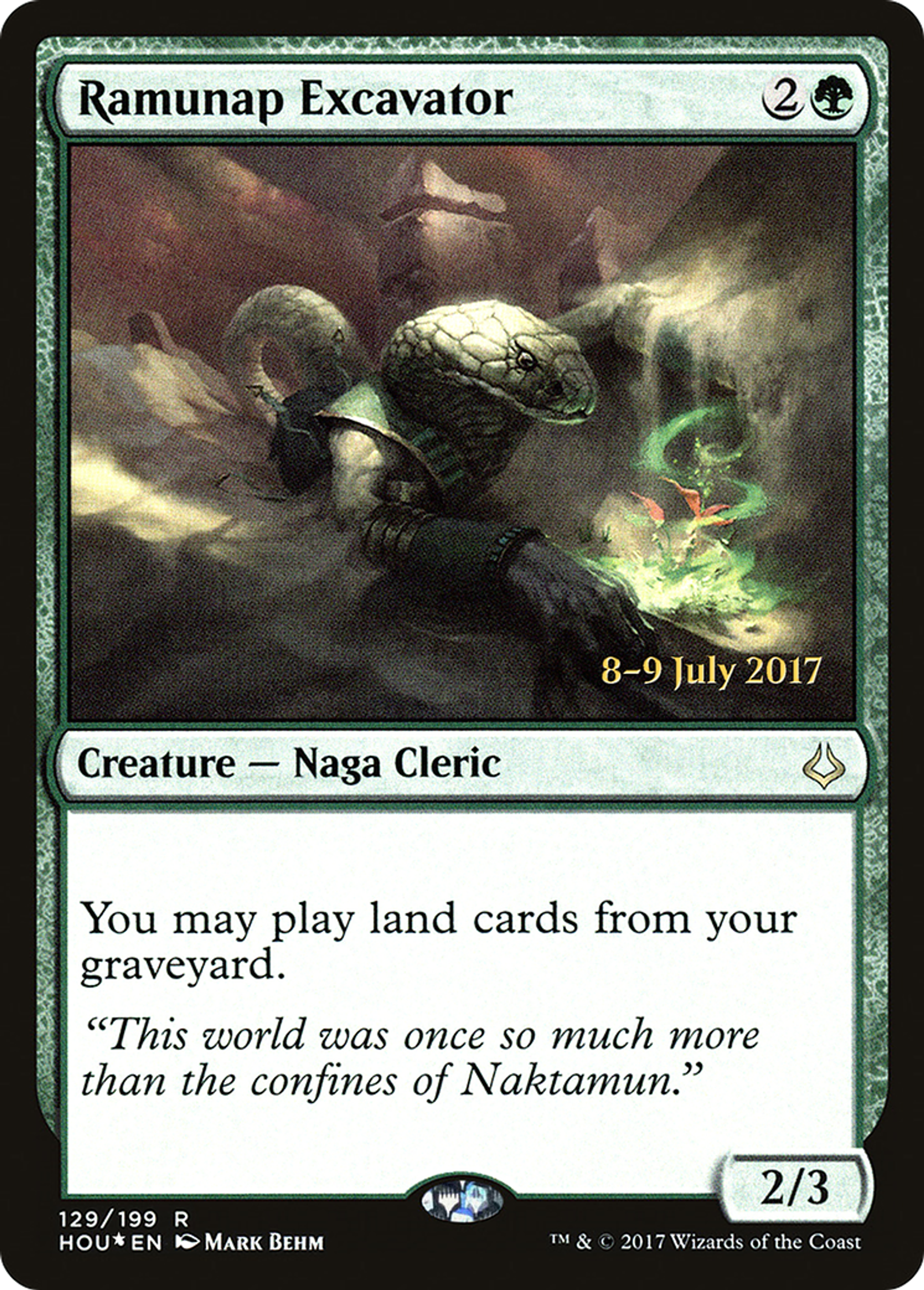 Ramunap Excavator — Hour of Devastation Promos — Magic: The Gathering