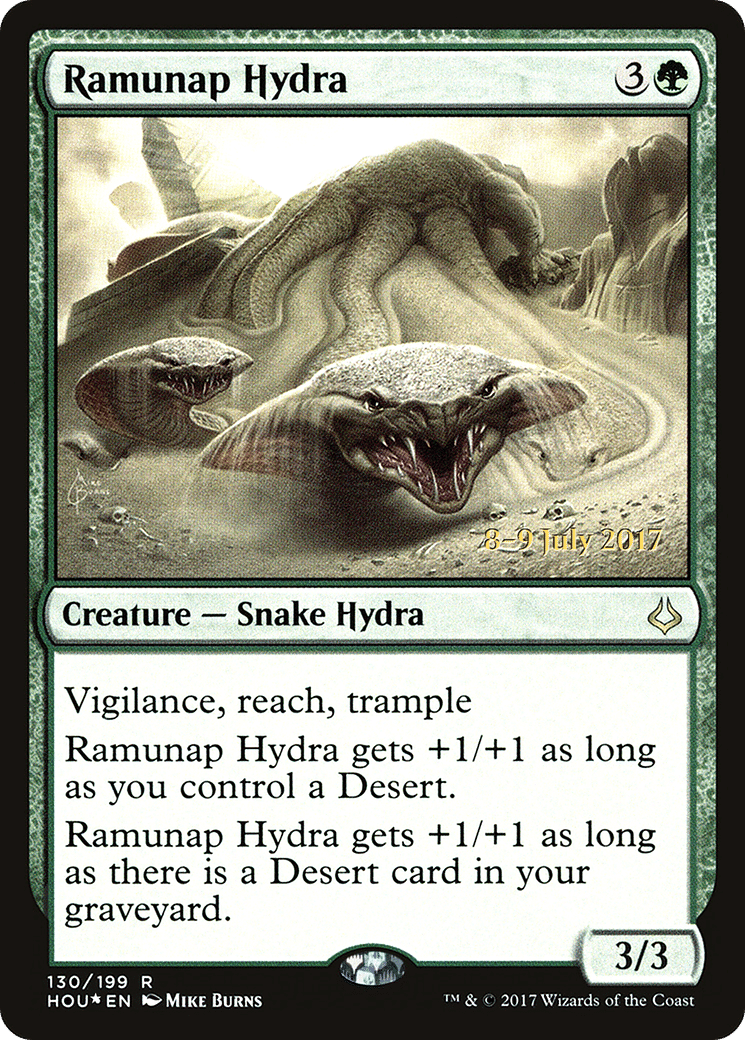 Ramunap Hydra — Hour of Devastation Promos — Magic: The Gathering