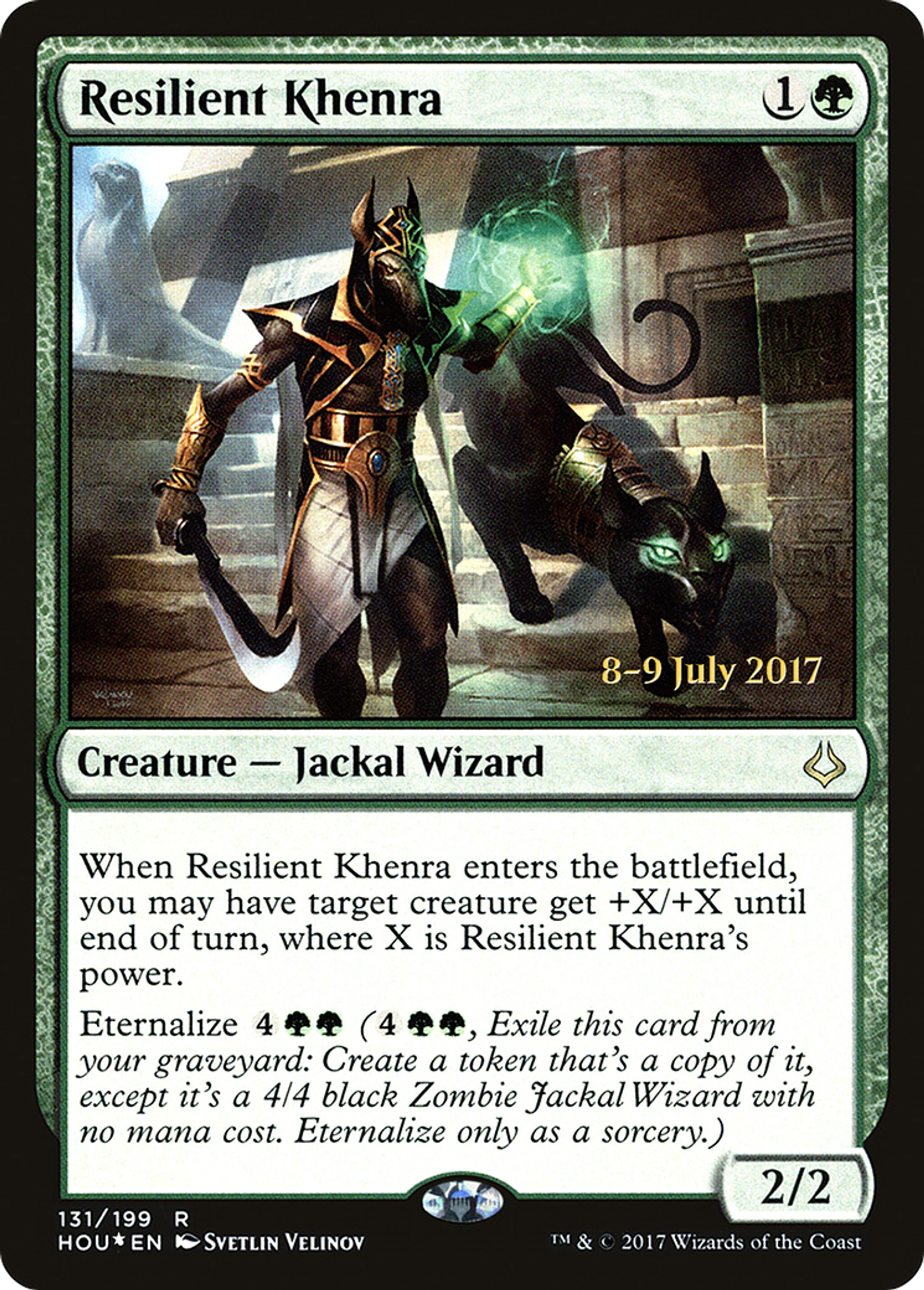 Resilient Khenra — Hour of Devastation Promos — Magic: The Gathering