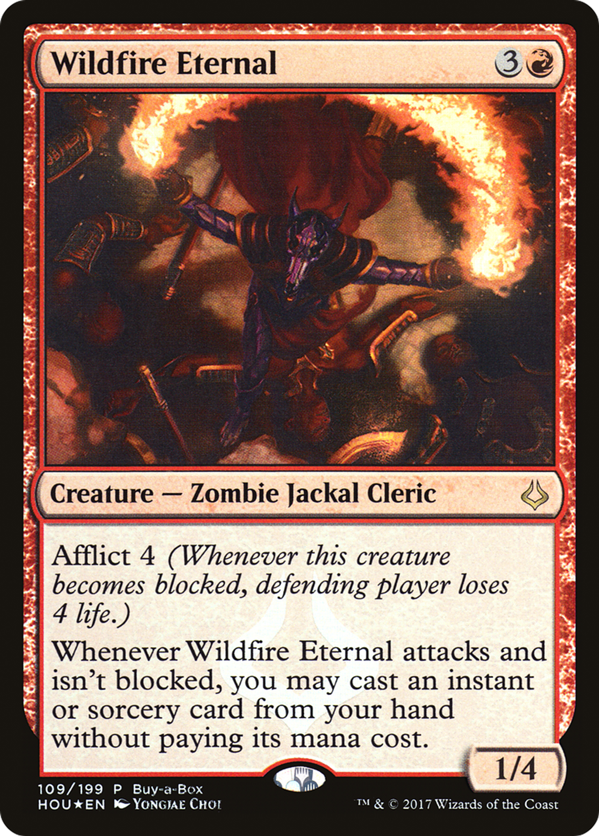 Wildfire Eternal — Hour of Devastation Promos — Magic: The Gathering