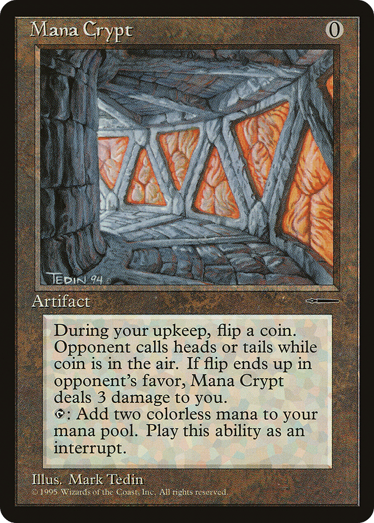 Mana Crypt — HarperPrism Book Promos — Magic: The Gathering