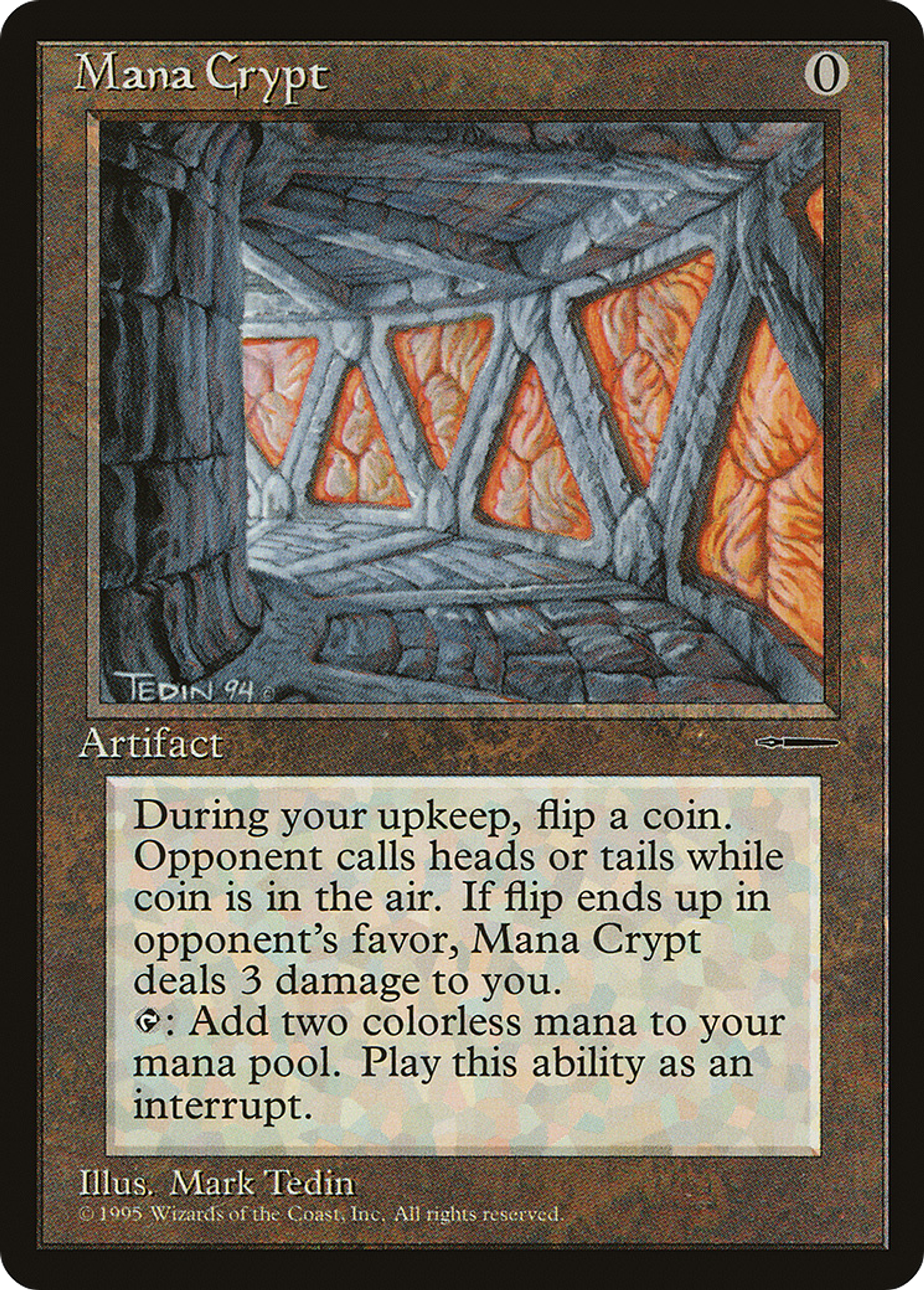 Mana Crypt — HarperPrism Book Promos — Magic: The Gathering