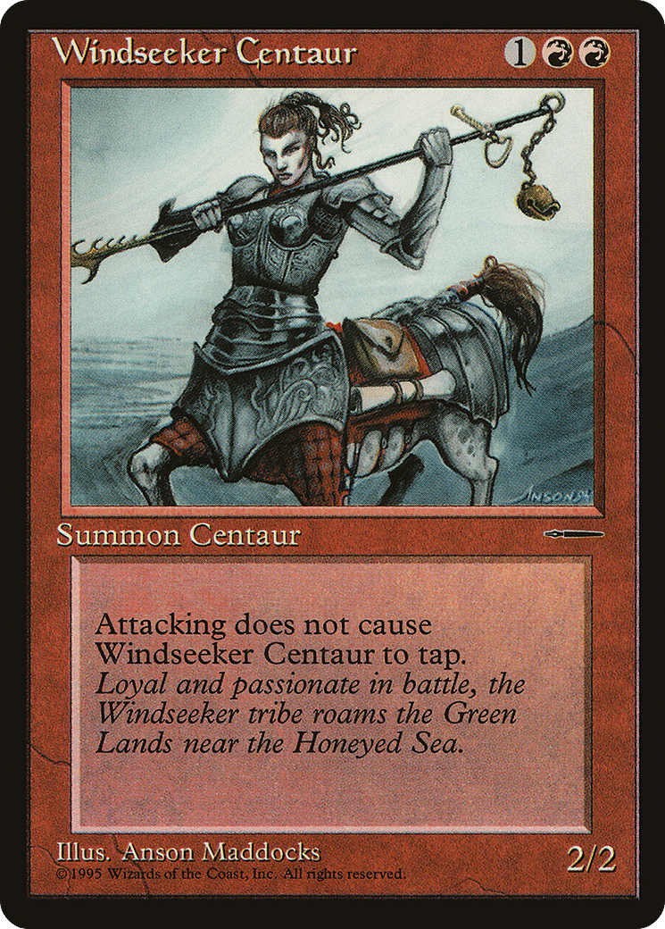 Windseeker Centaur — HarperPrism Book Promos — Magic: The Gathering