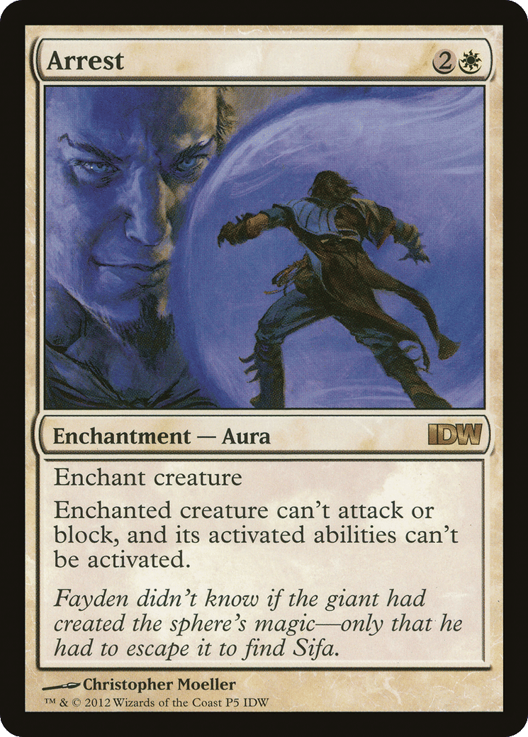 Arrest — IDW Comics Inserts — Magic: The Gathering
