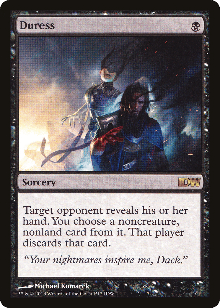 Duress — IDW Comics Inserts — Magic: The Gathering