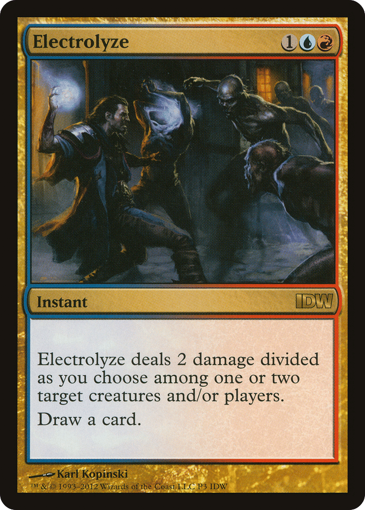 Electrolyze — IDW Comics Inserts — Magic: The Gathering