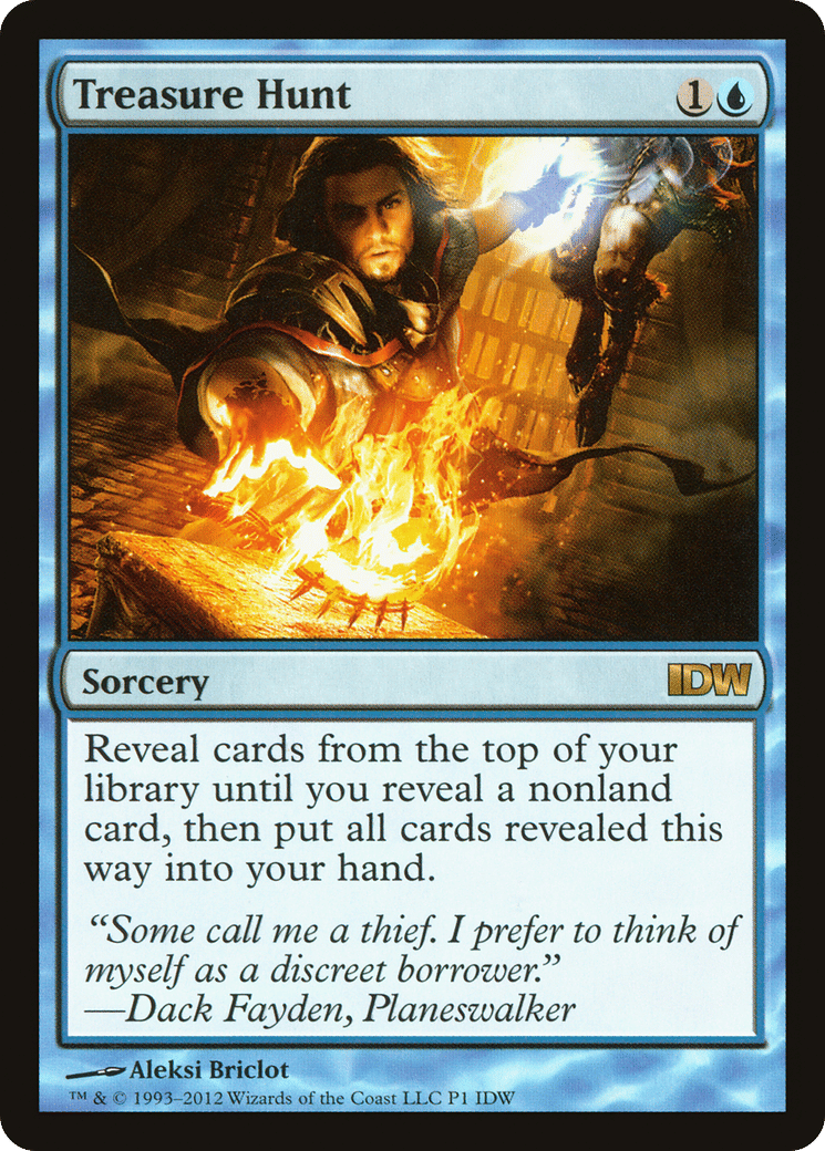 Treasure Hunt — IDW Comics Inserts — Magic: The Gathering